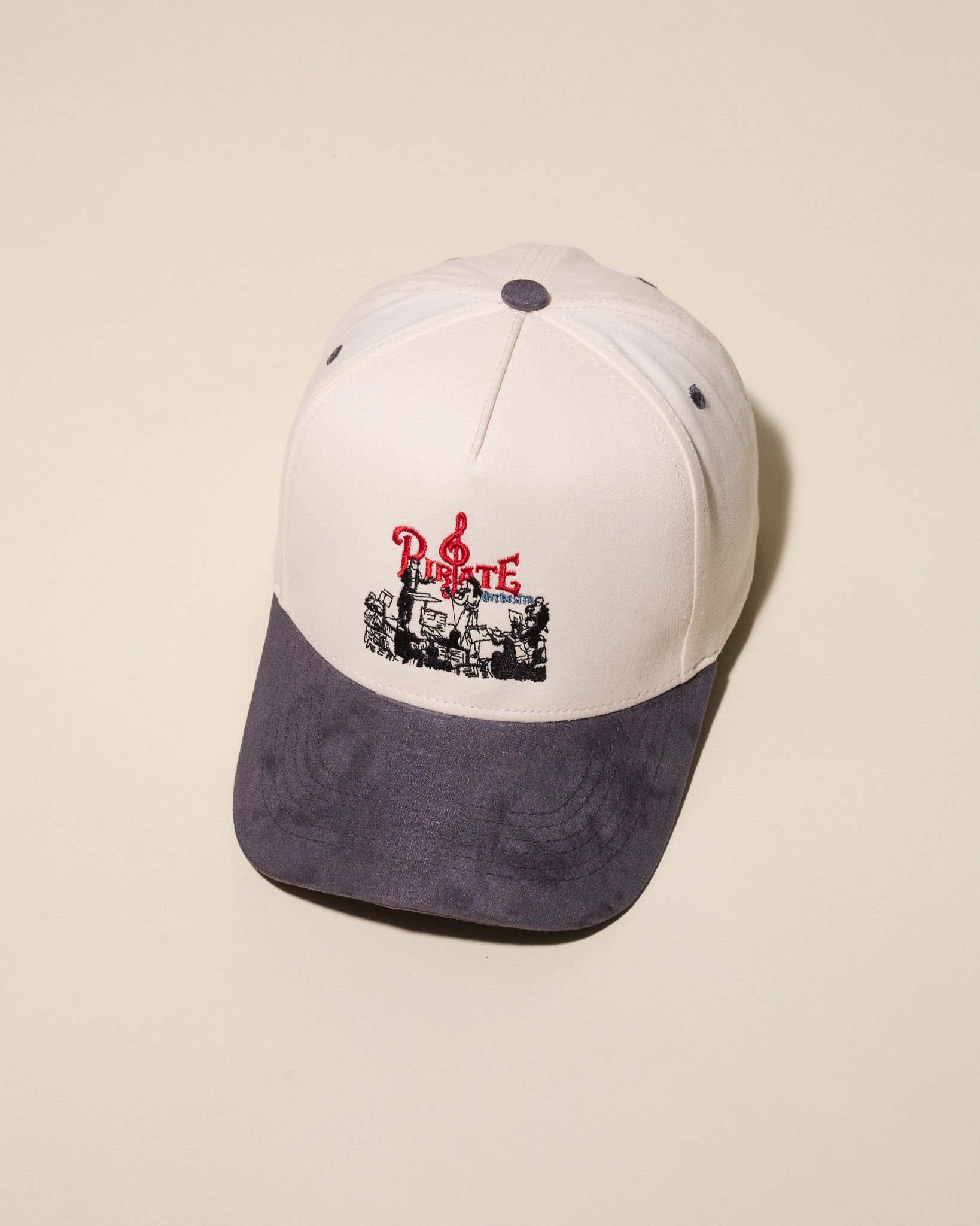 Pirate Orchestra Hat (Cream/Grey)