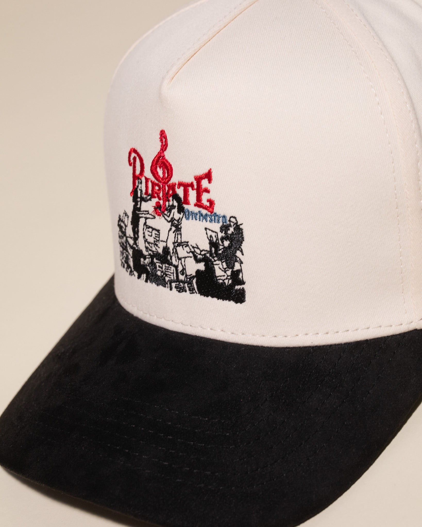 Pirate Orchestra Hat (Cream/Black)