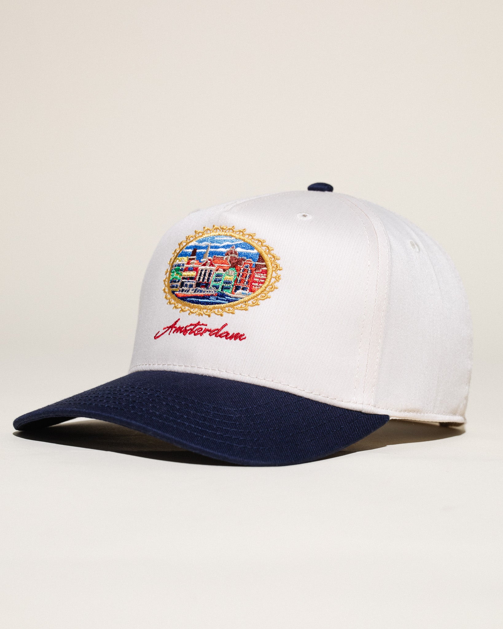 Pirate Amsterdam Hat (Cream/Navy)