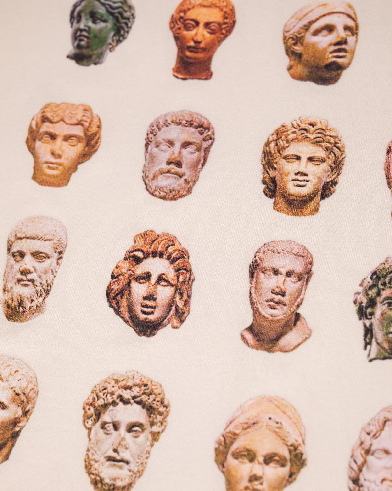 Getty x Pirate Sculpture Heads Tee (Cannoli Cream)