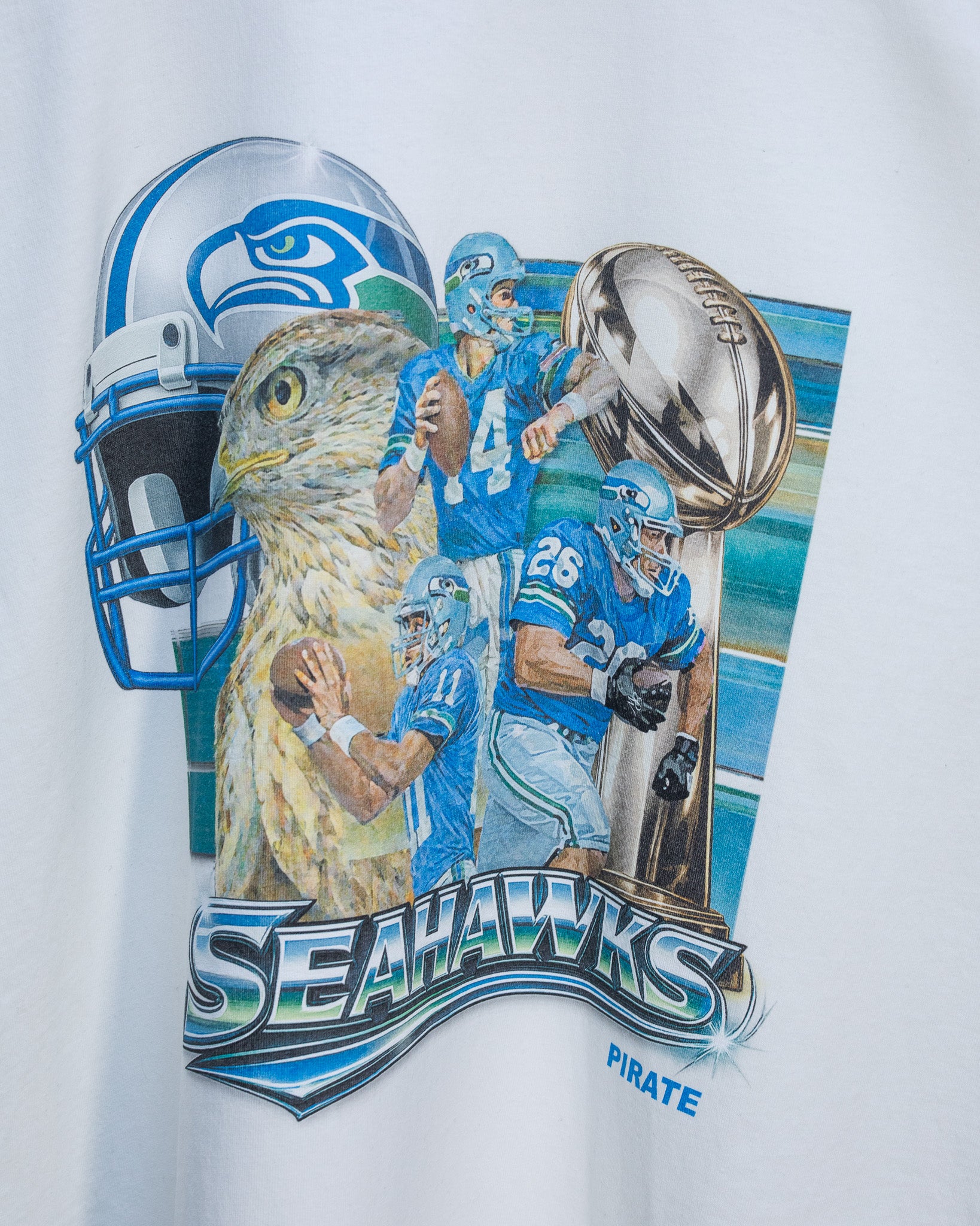 2026 Seahawks SB Tee (Off White)
