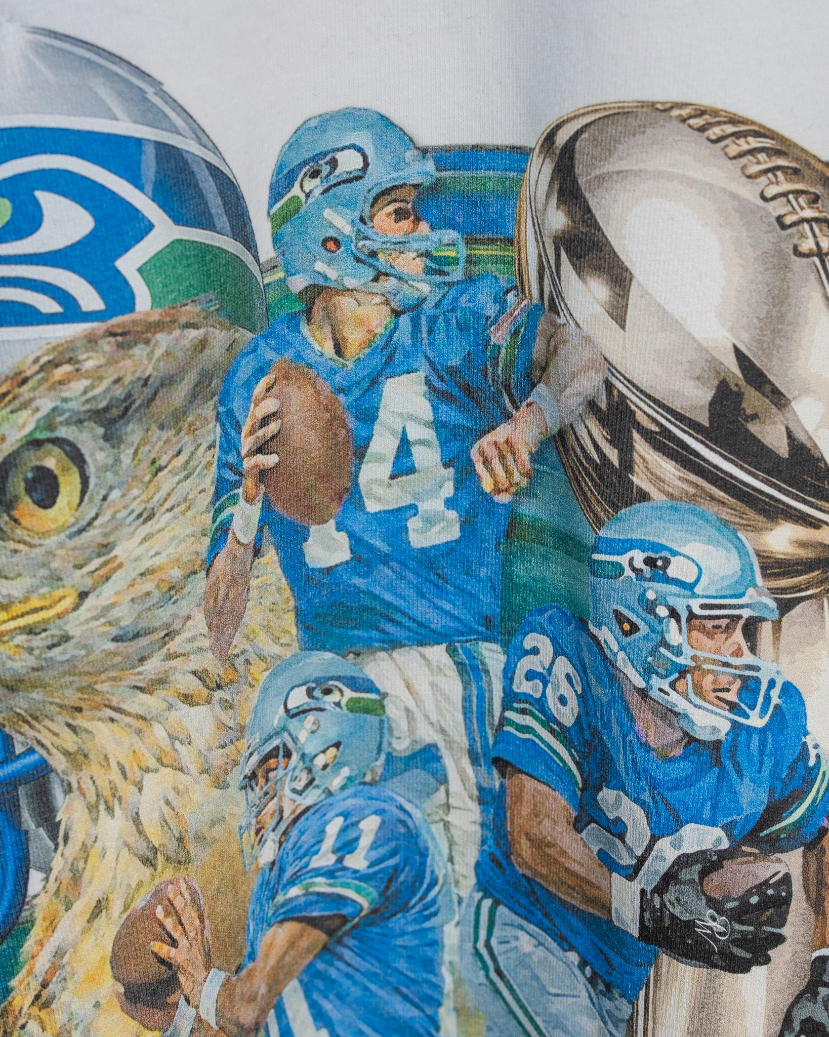 2026 Seahawks SB Tee (Off White)