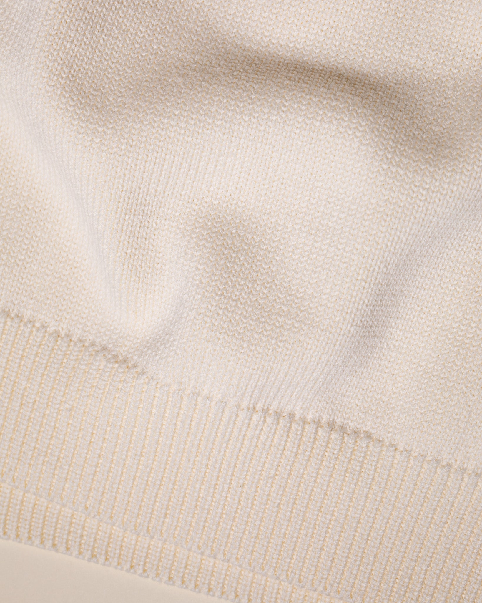 Getty x Pirate Witte Marvelje Knitted Embroidery Crewneck (Cannoli Cream)