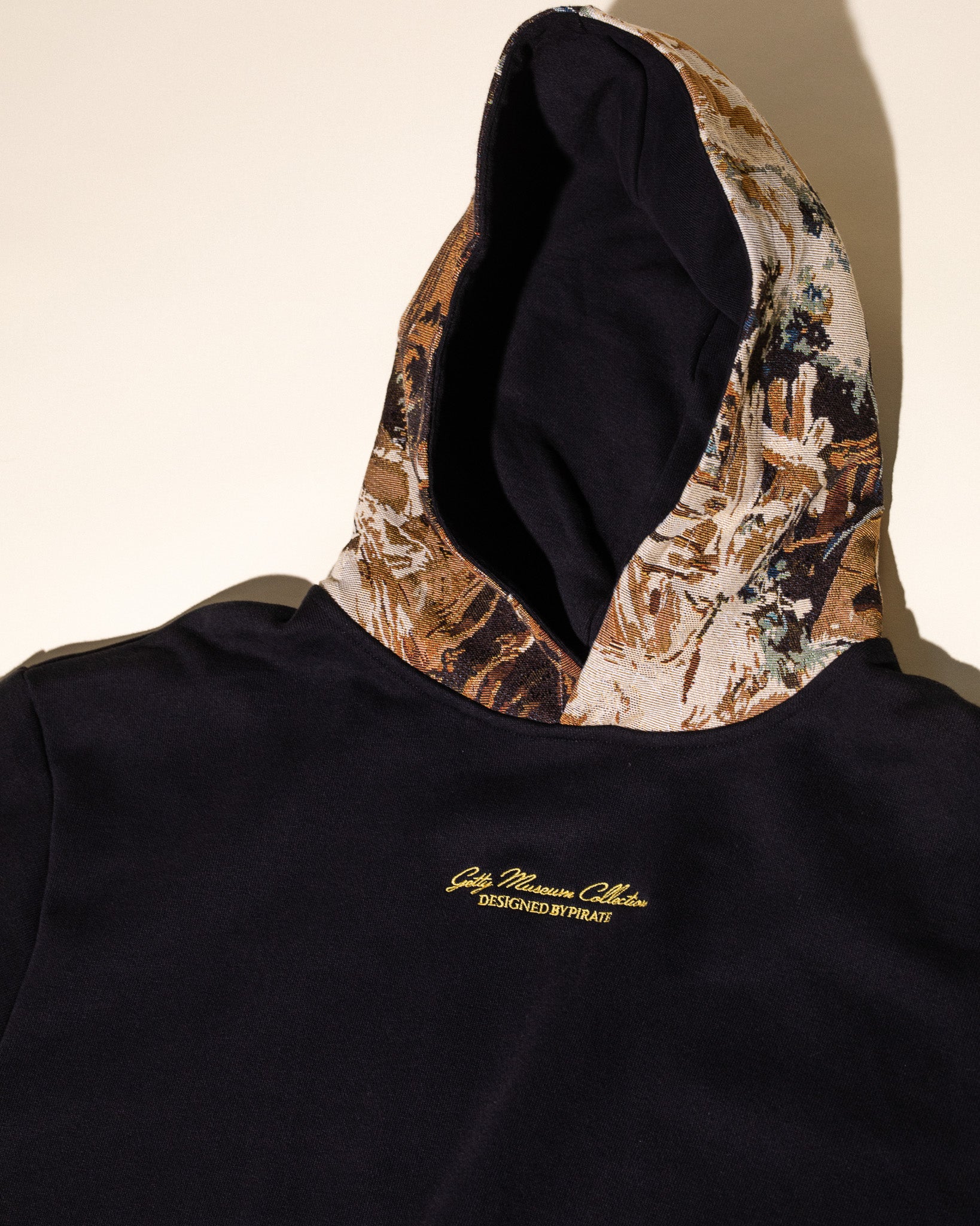 Getty x Pirate Psyche at the Basketmakers Jacquard Tapestry Hoodie (Pirate Black)