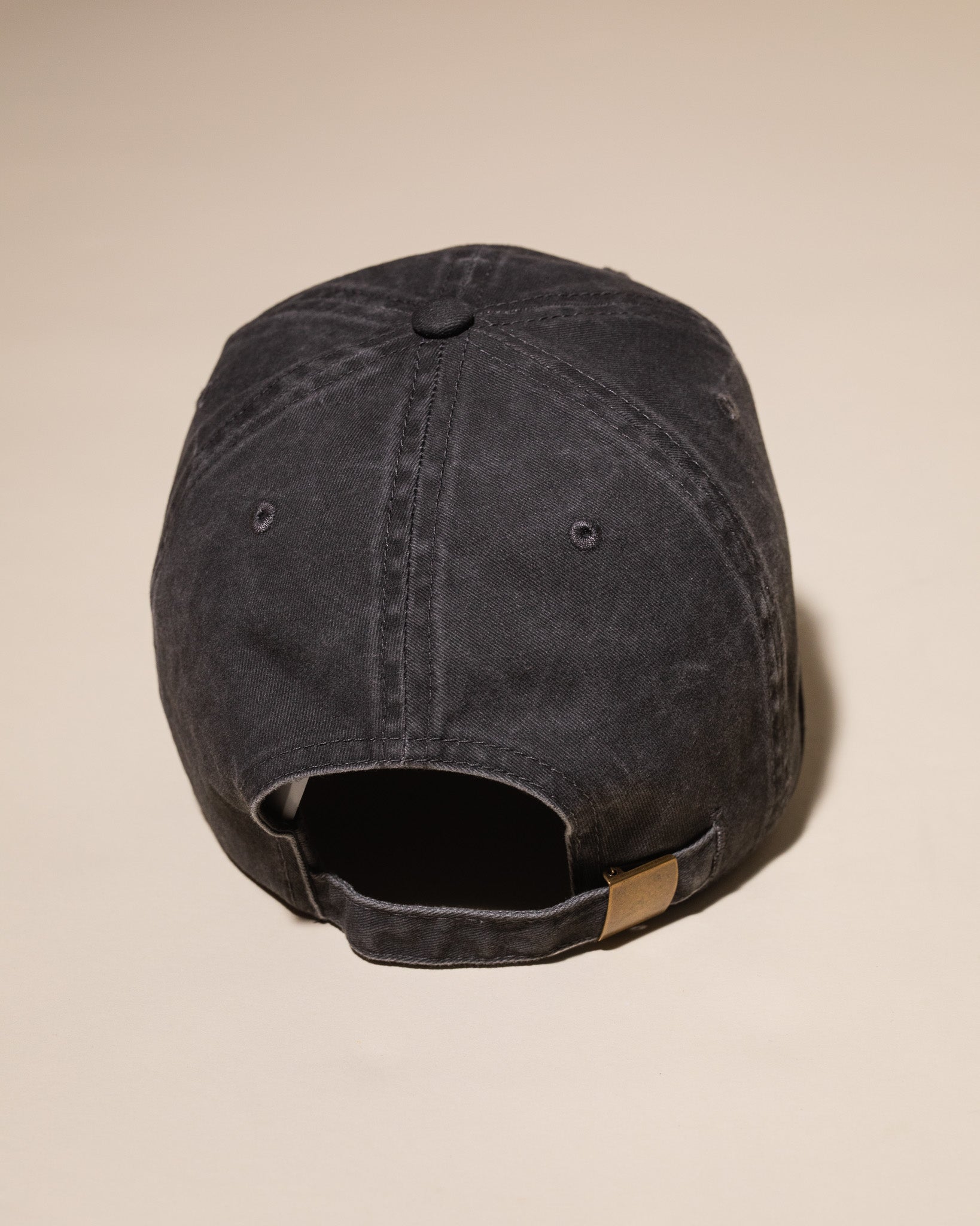 Metal Pirate Dad Hat (Washed Black)