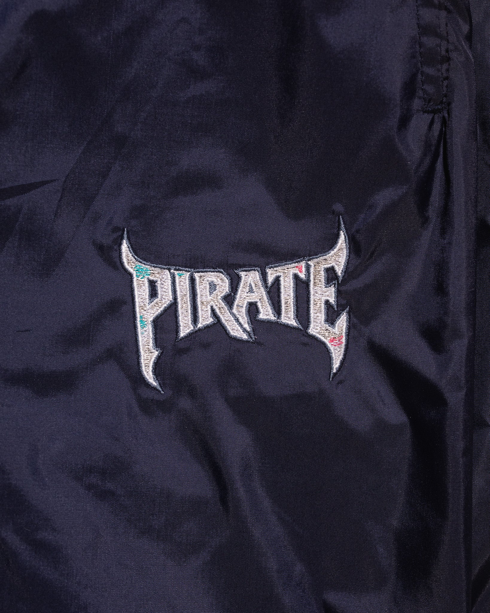 Metal Teeth Nylon Pant (Navy)