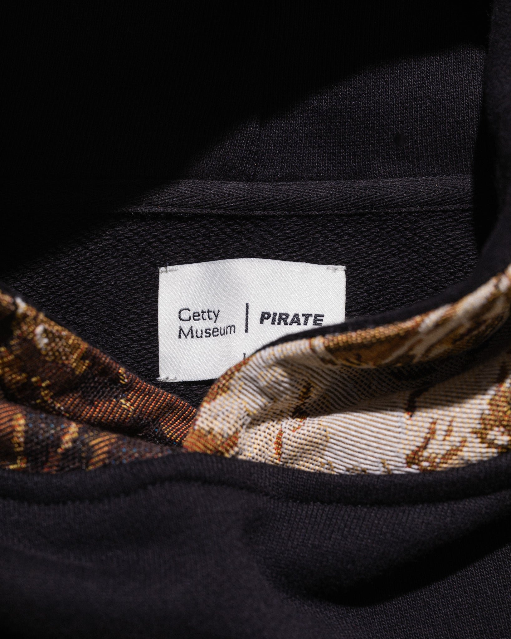 Getty x Pirate Psyche at the Basketmakers Jacquard Tapestry Hoodie (Pirate Black)