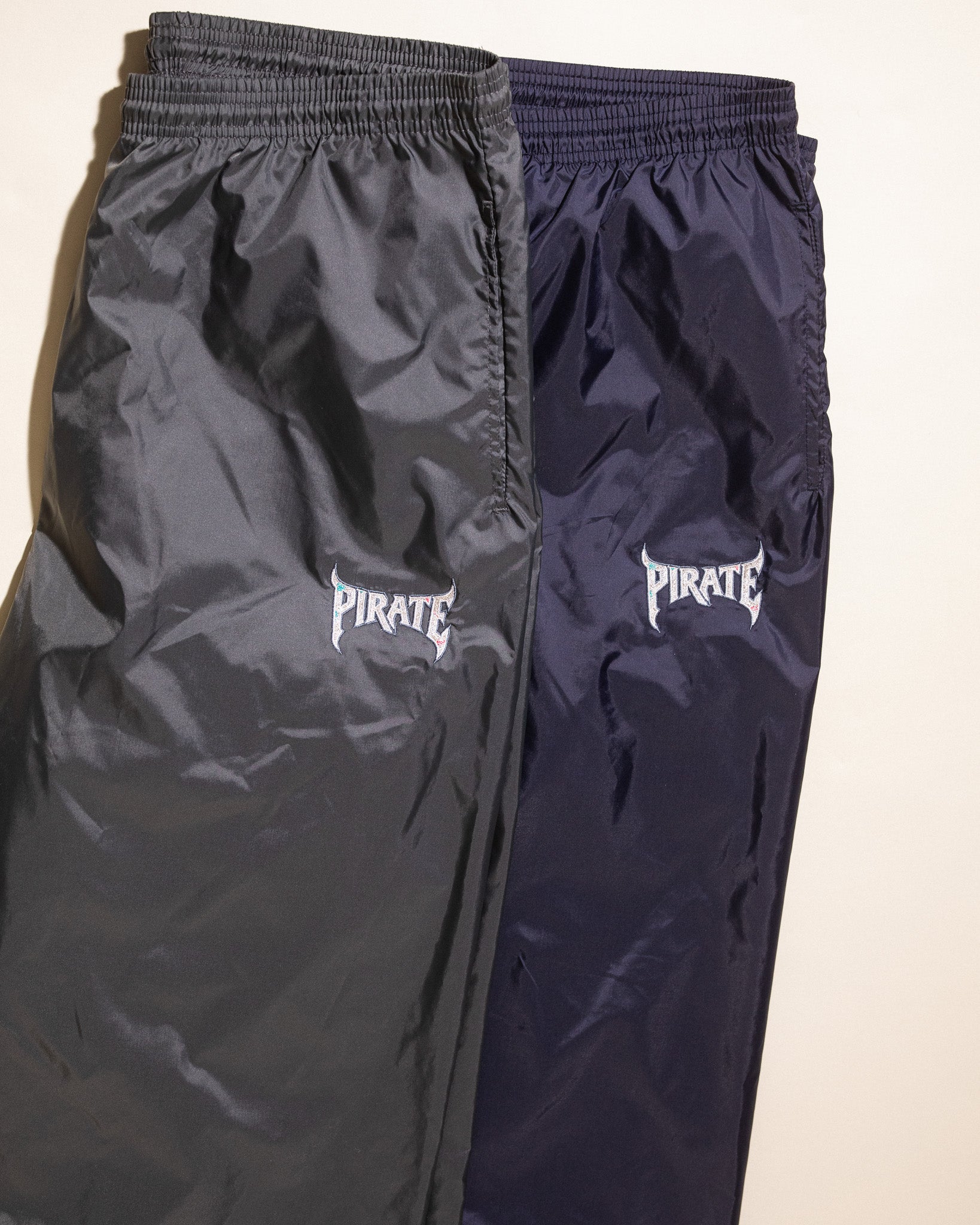 Metal Teeth Nylon Pant (Navy)