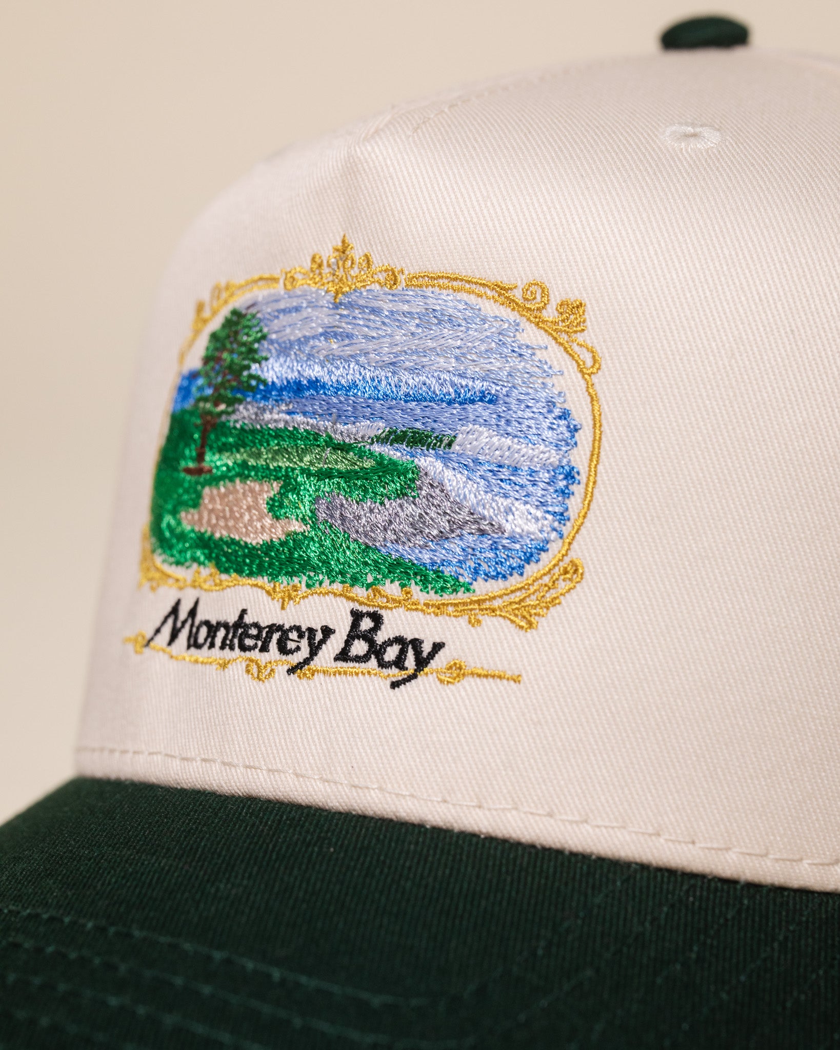 Monterey Bay Hat (Cream/Green)