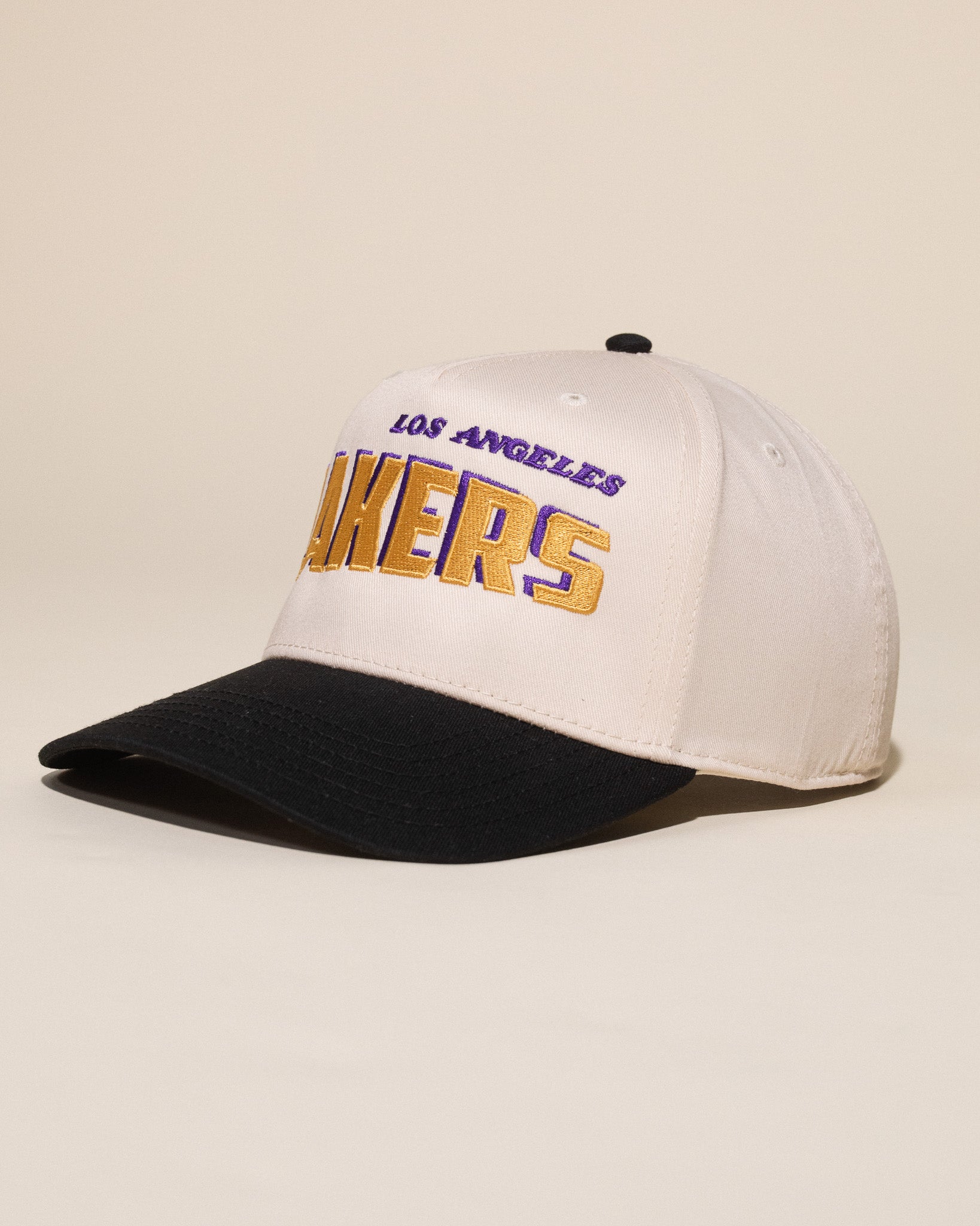 '96 Draft Day Lakers Hat (Cream/Black)