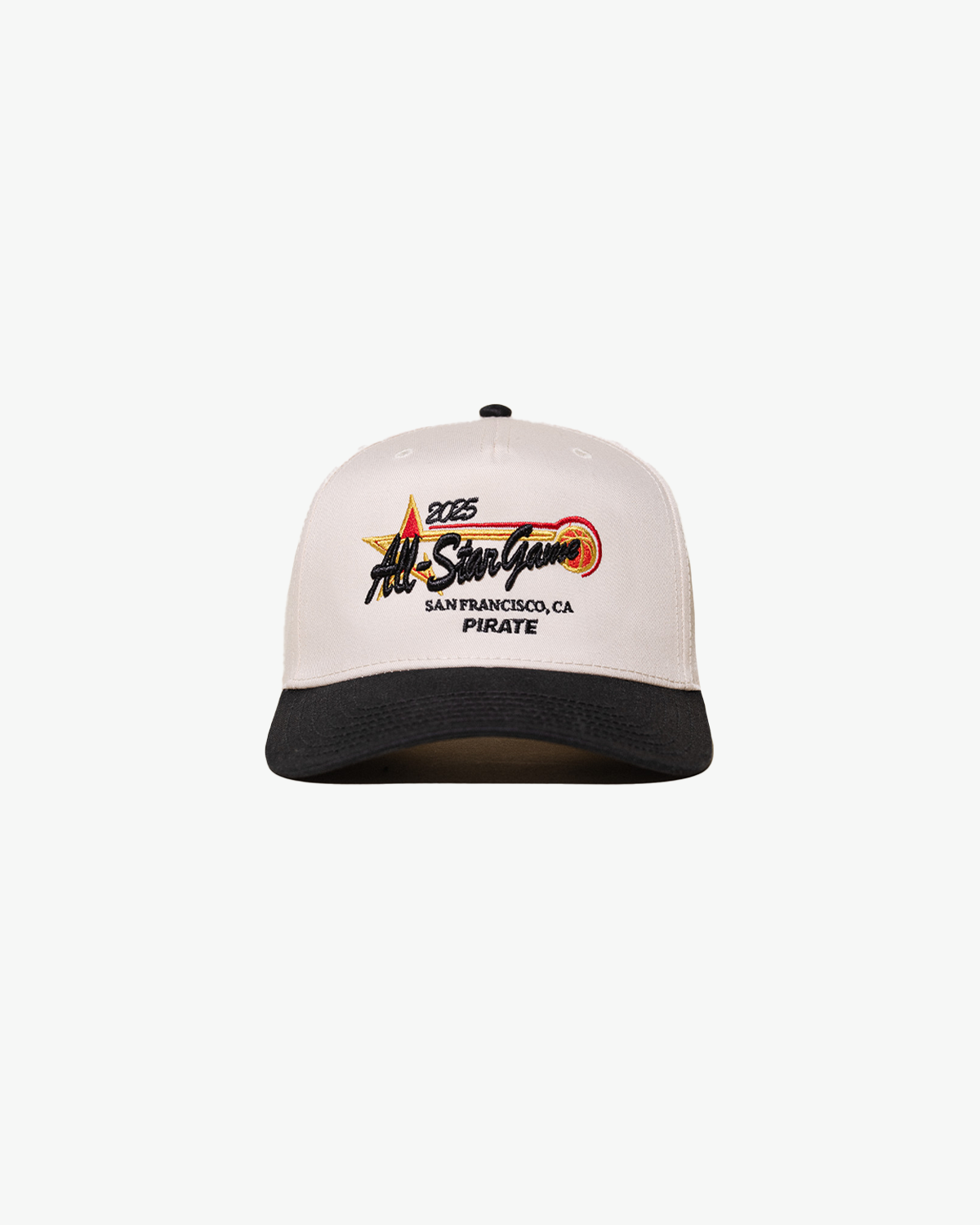 Pirate 2025 All-Star Game Hat (Cream/Black)