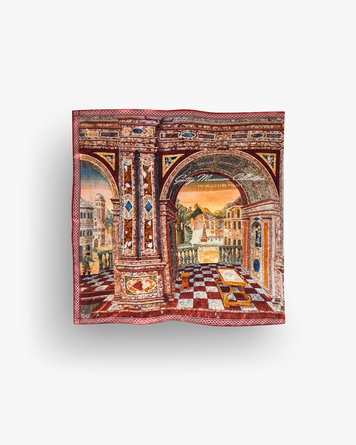 Getty Museum x Pirate Architectural Scene & Frame Bandana
