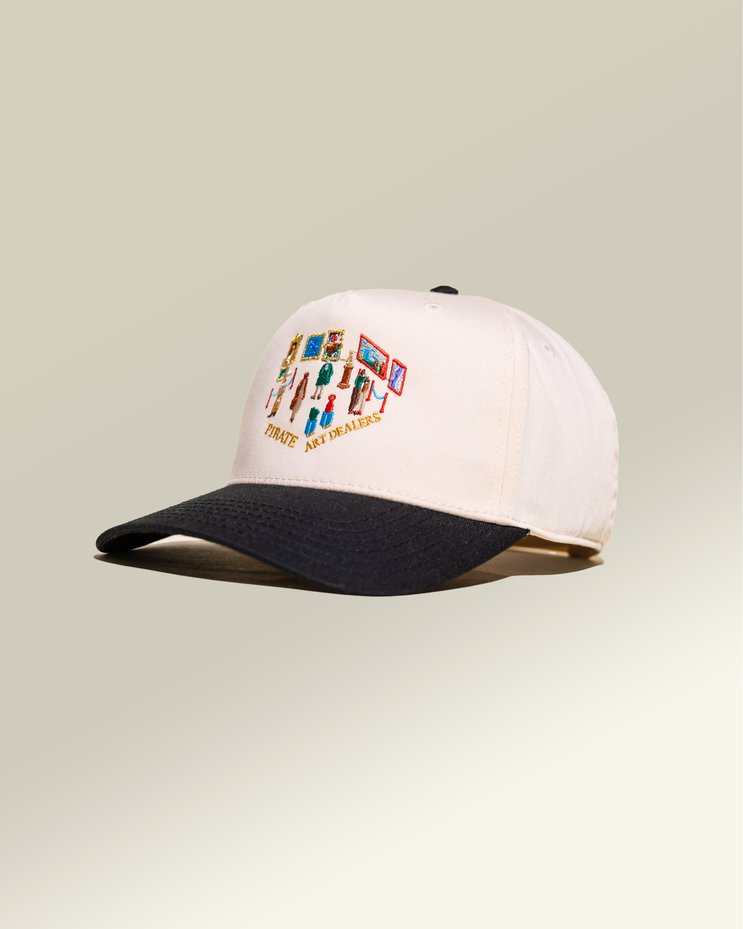 Pirate Art Museum Hat (Cream/Black)