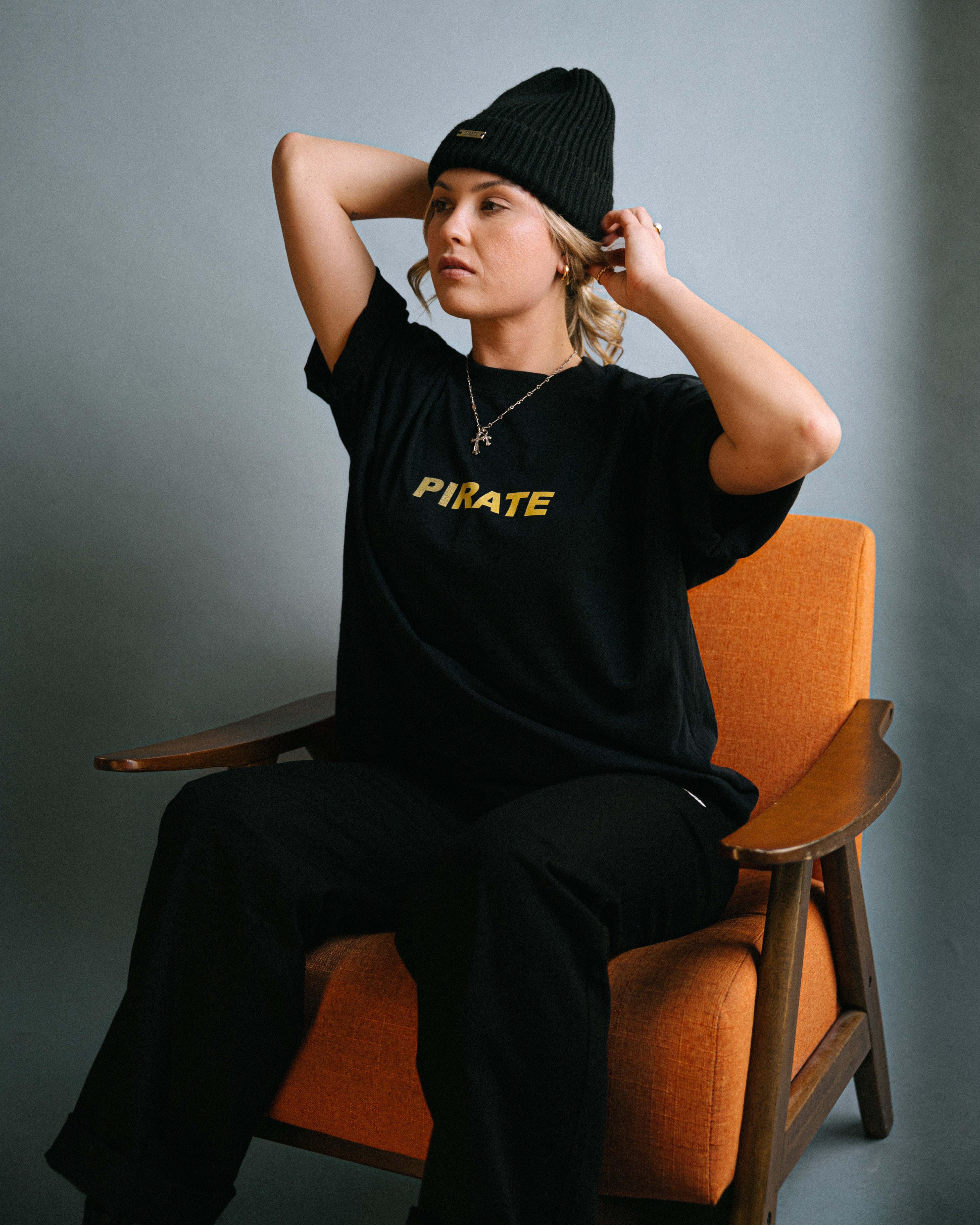 Pirate Logo Tee (Pirate Black)