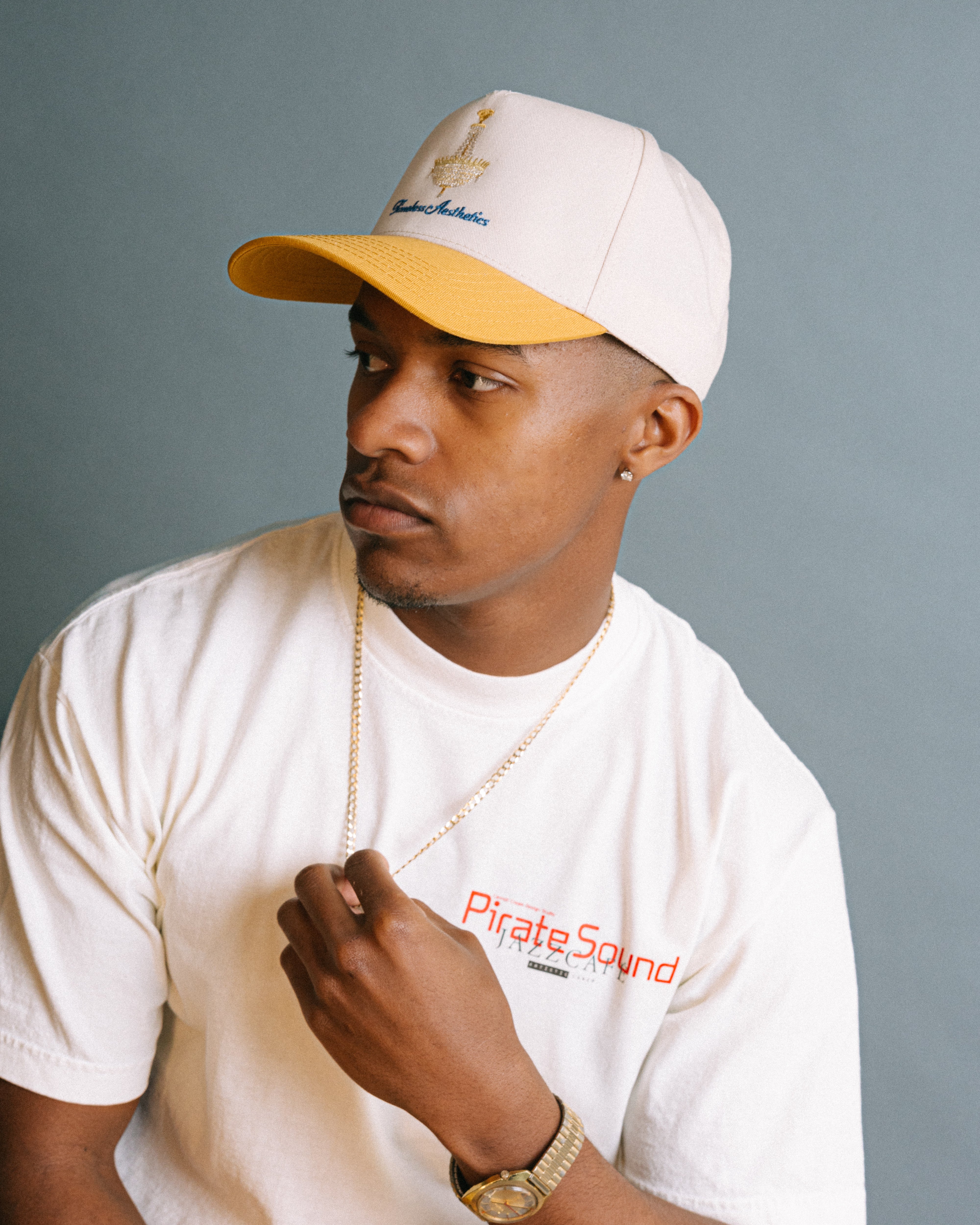 Pirate Timeless Aesthetics Hat (Cream/Canary Yellow)