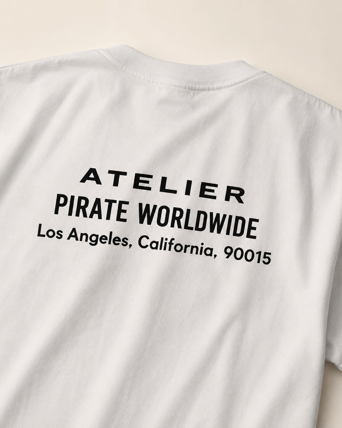 The Atelier Address Tee (White)