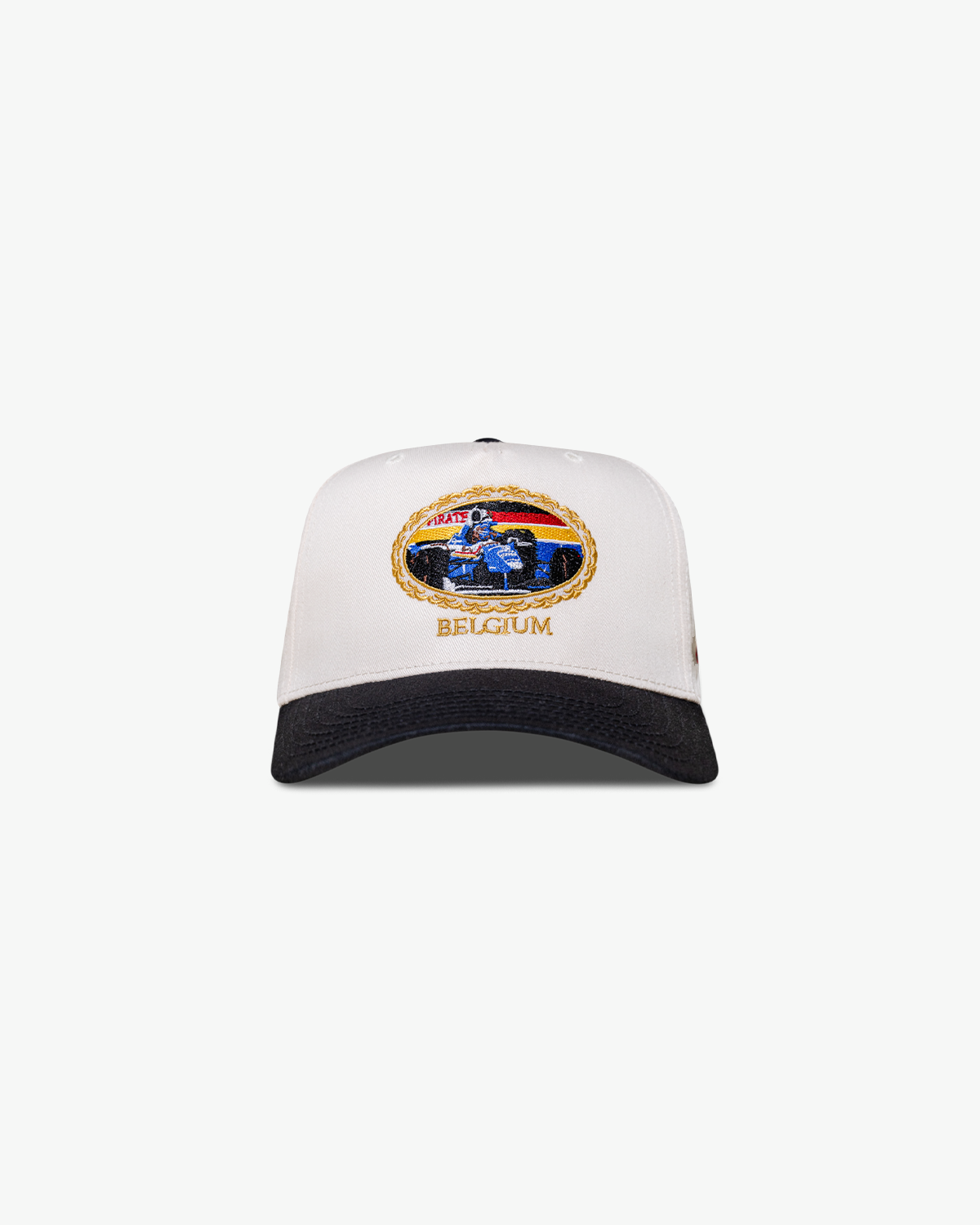 Pirate Belgium Racing Hat (Cream/Black)