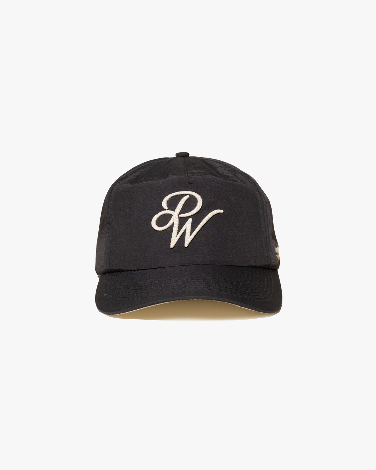 PW Chain Stitch Nylon Hat (Pirate Black / Cream)