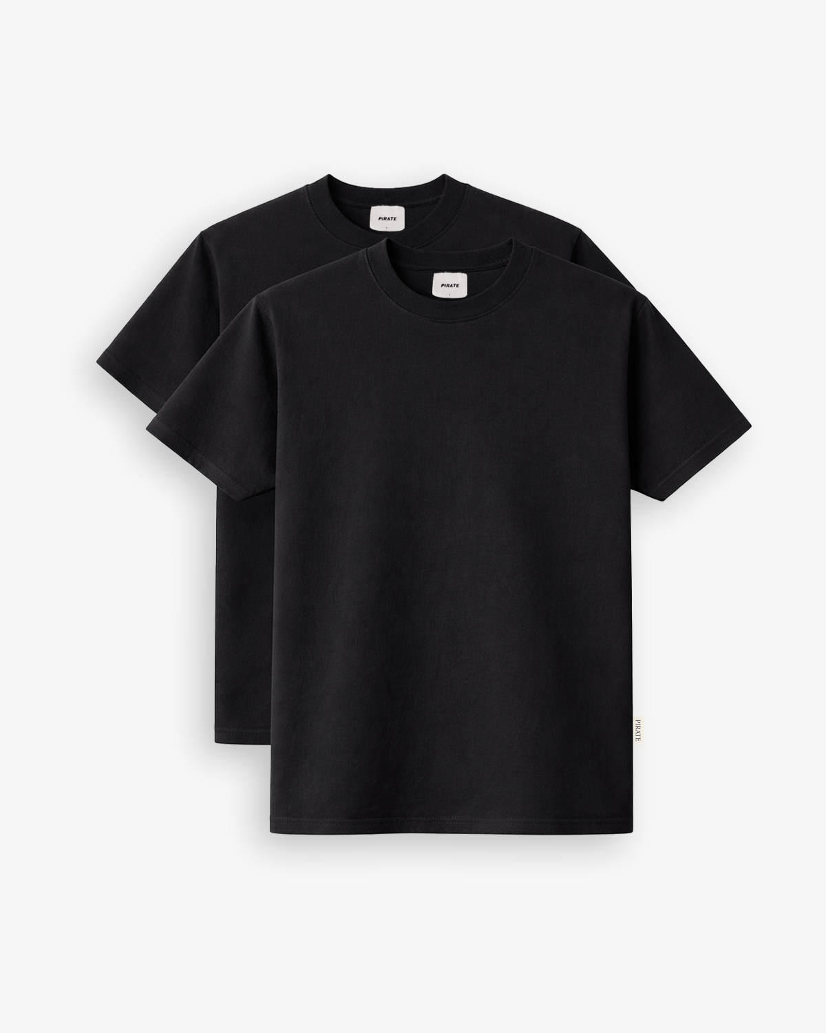 Untitled Signature Tee - 2 Pack (Pirate Black)