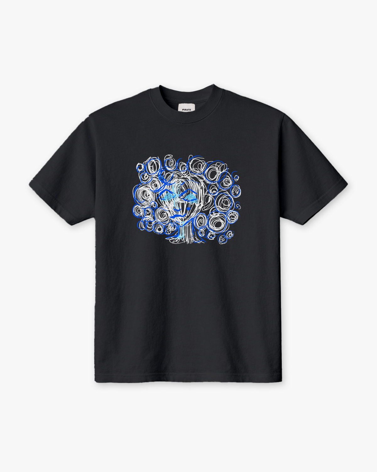 Pirate x Dylan Cervantes “Portrait, 2026” Graphic Tee (Black)