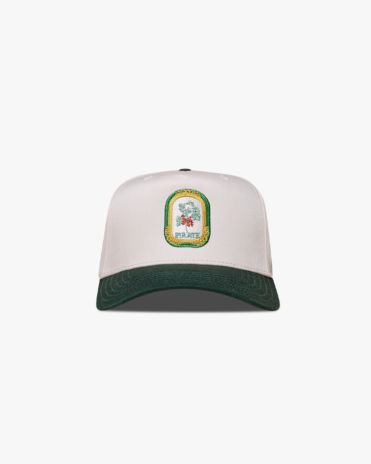 Pirate Cherry Trees Hat (Cream/Green)