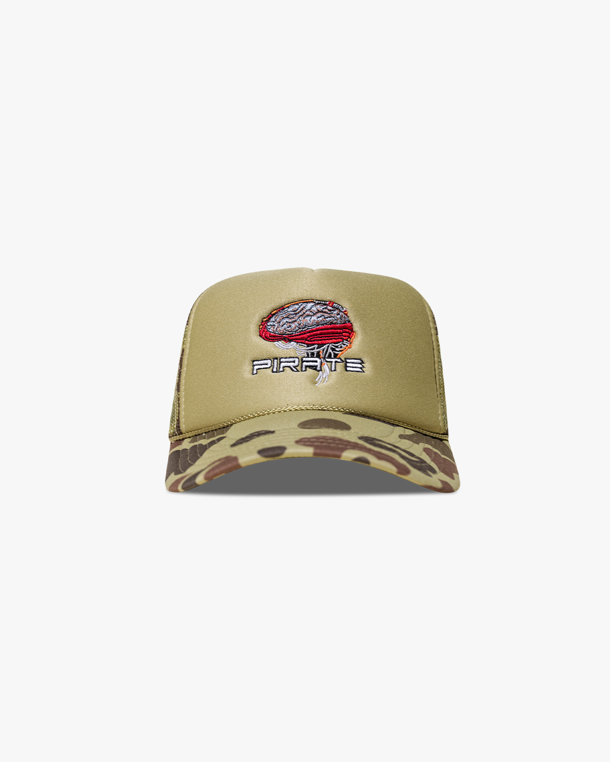 Pirate Cerebro Trucker Hat (Camouflage)