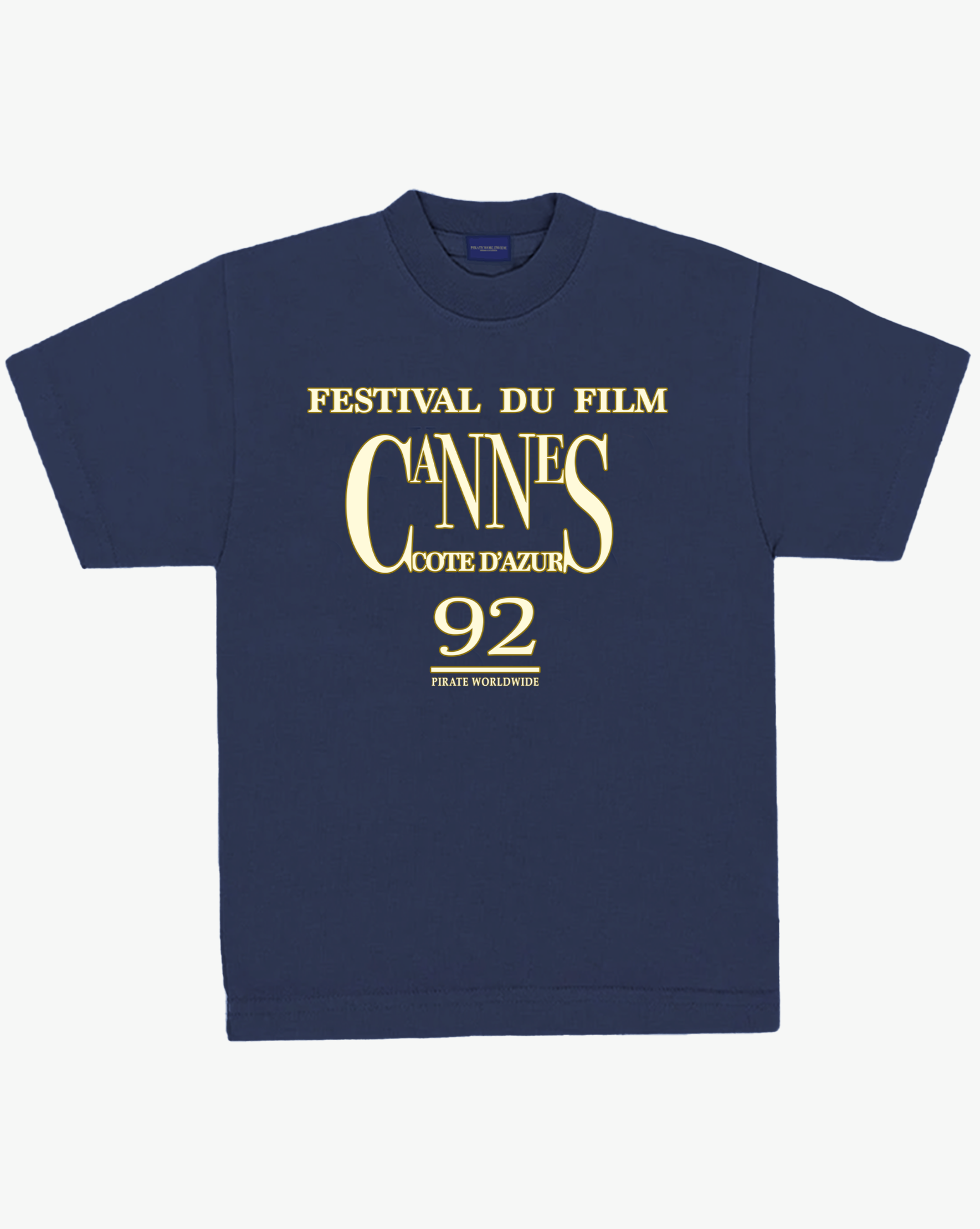 Pirate Cannes Festival '92 T-Shirt (Navy)