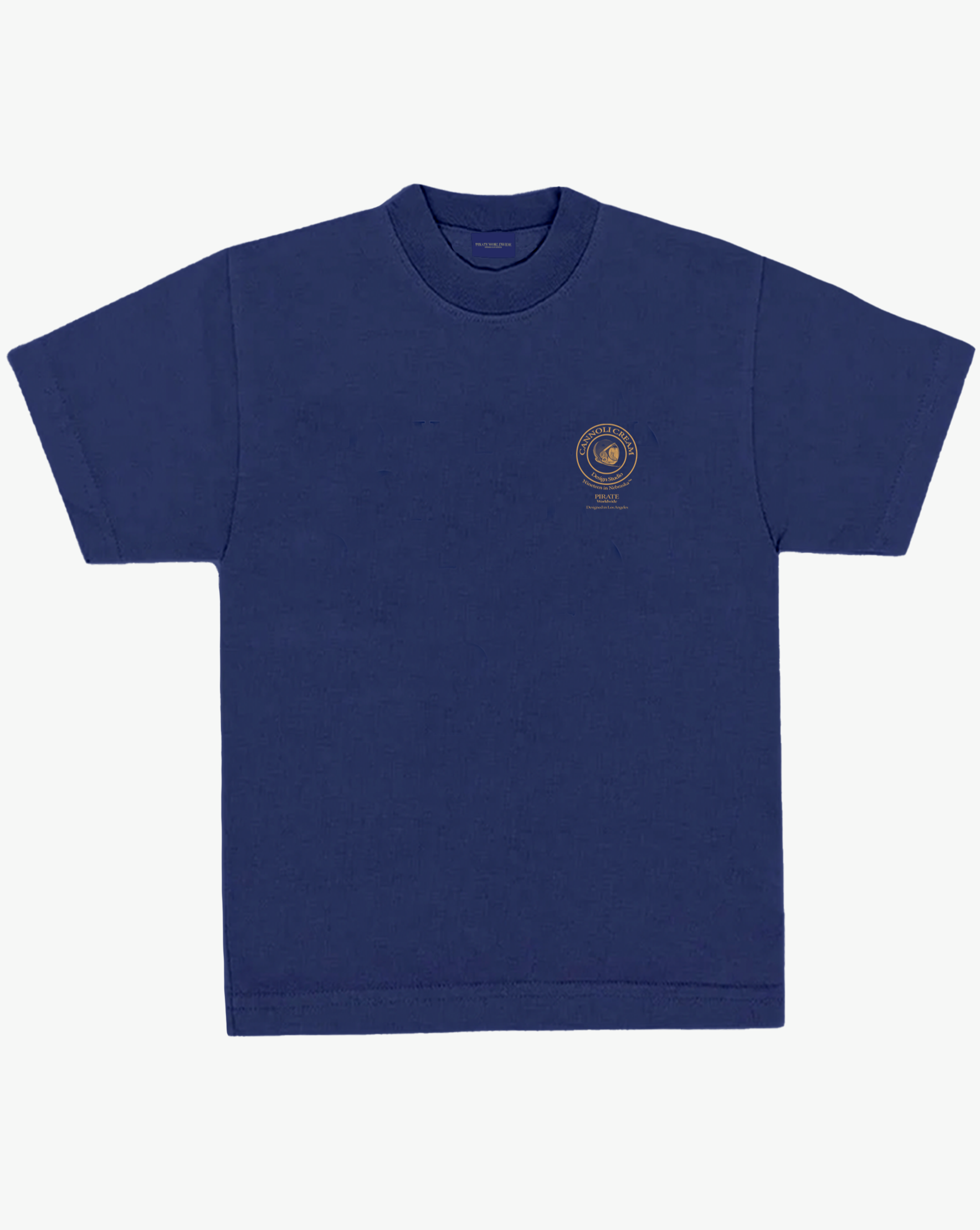 Pirate Cannoli Cream Design Studio Tee (Navy Blue)