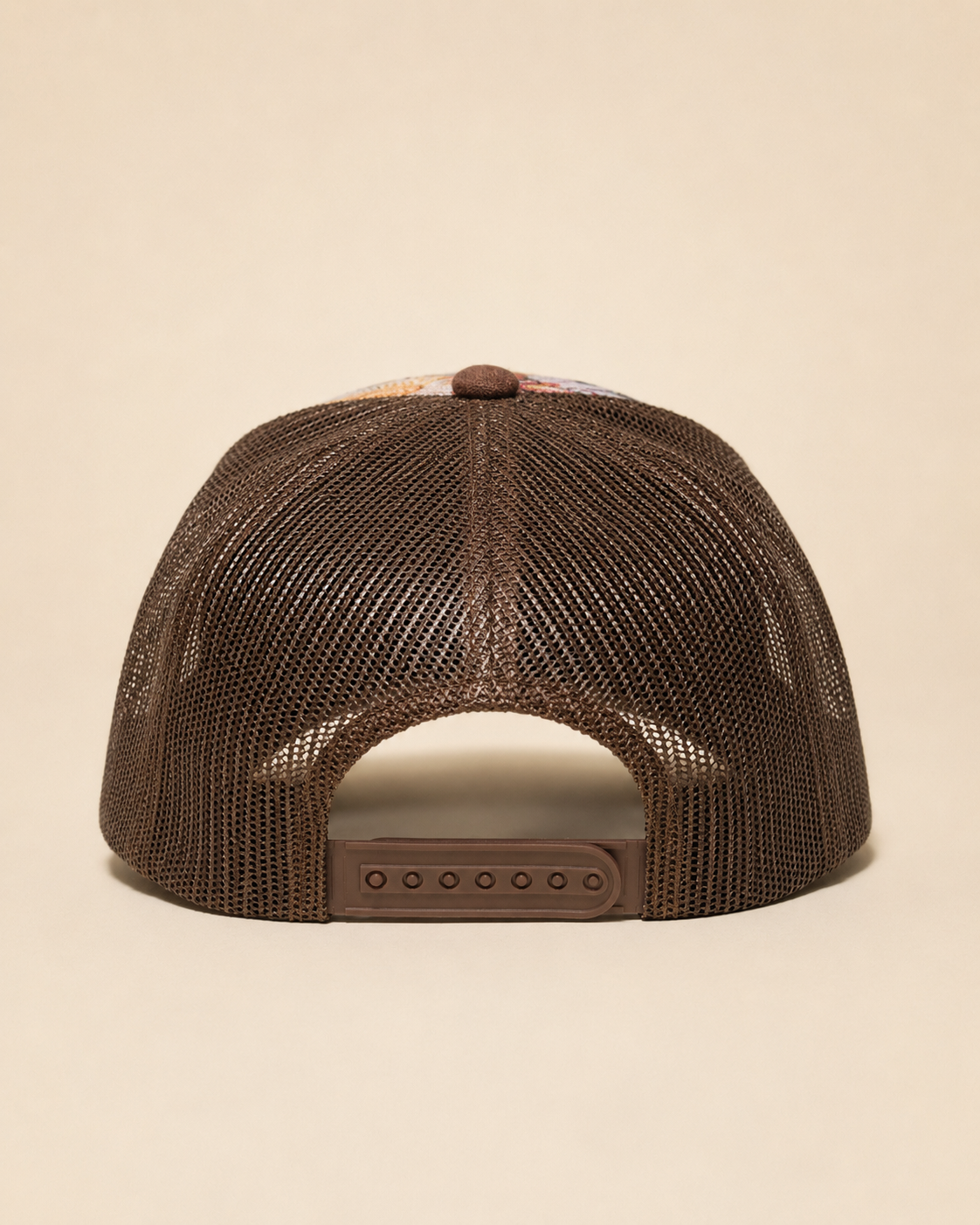 Pirate “Ideas in Transit” Bloom Tapestry Trucker Hat (Brown)