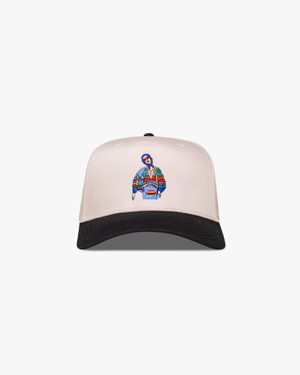 Pirate Babushka in the Summer Hat (Cream/Black)