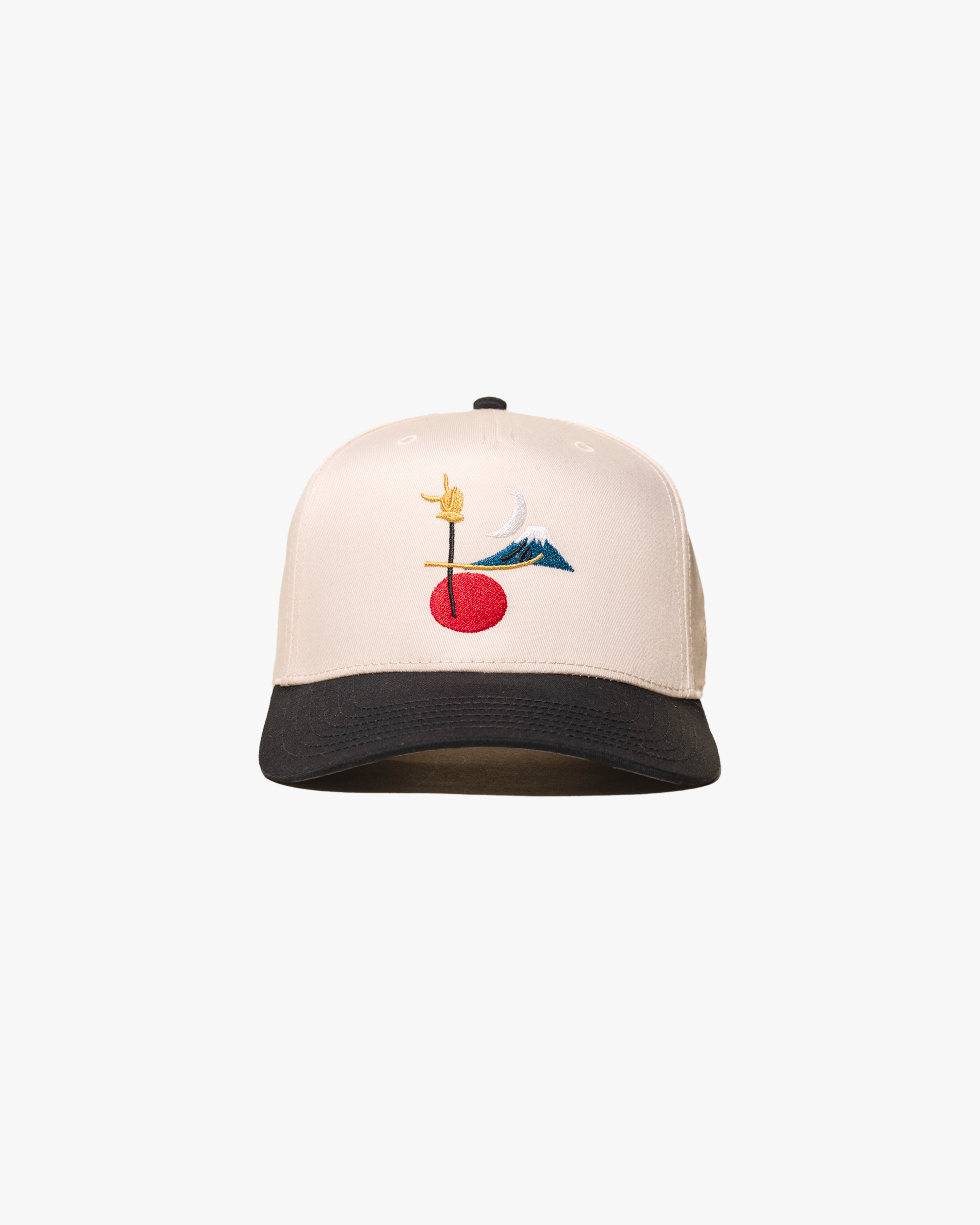 Moon Over Fuji Hat (Cream/Black)