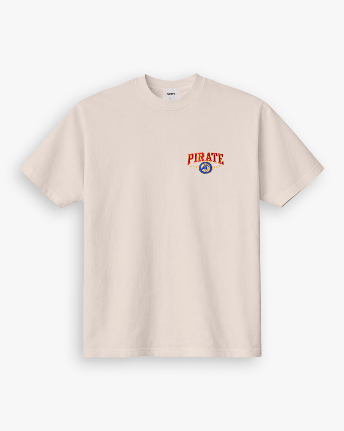 Pirate Team Tee (Cannoli Cream)