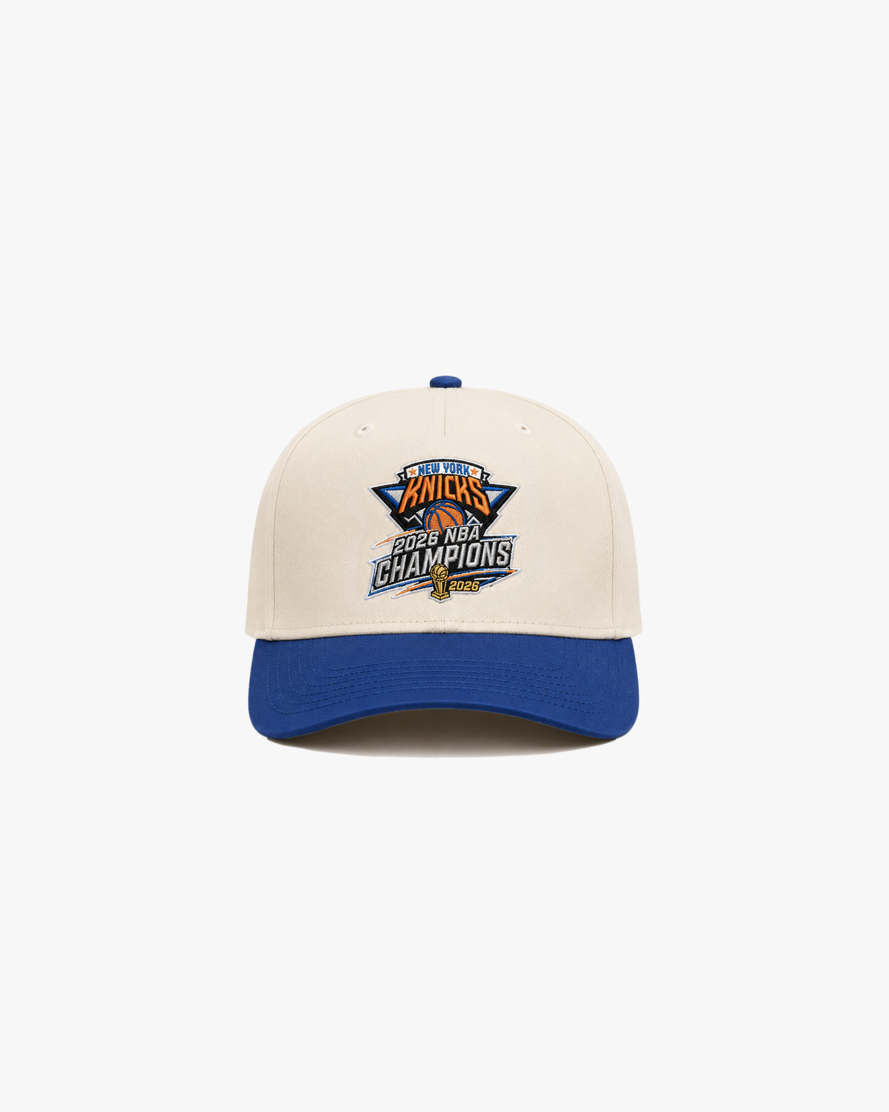 2026 New York Champions Hat  (Cream/Royal)