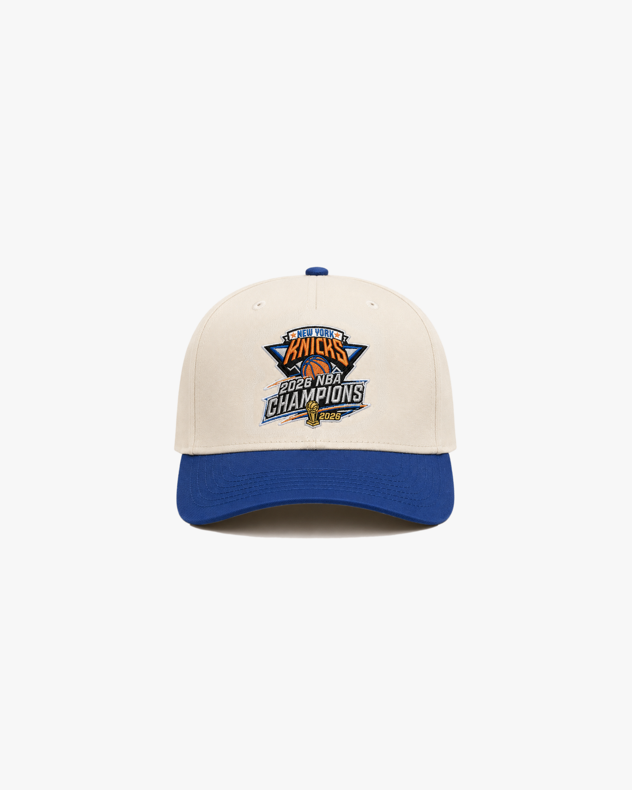 2026 New York Champions Hat  (Cream/Royal)