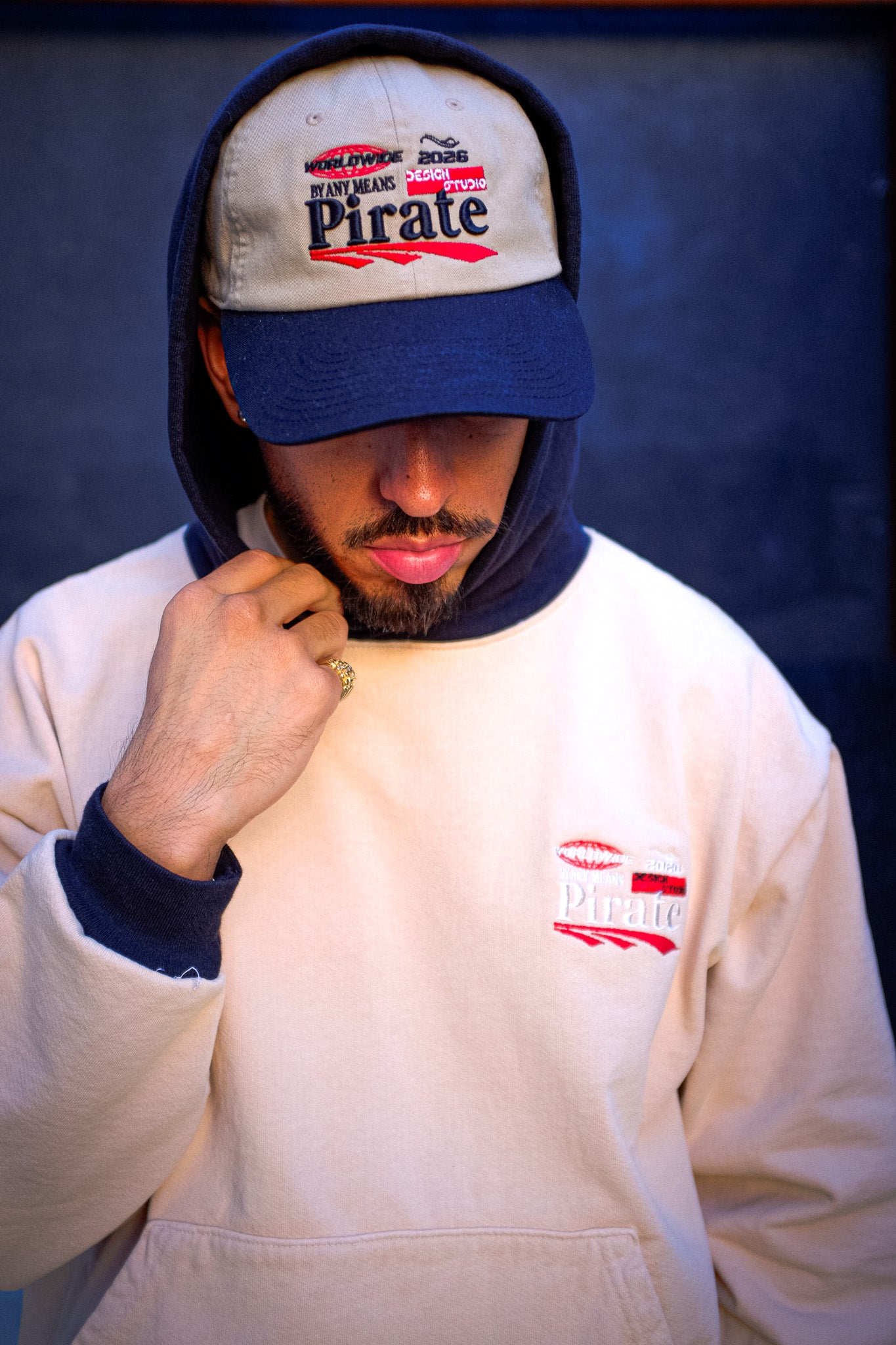 Pirate '26 Design Studio Hat (Khaki/Black)