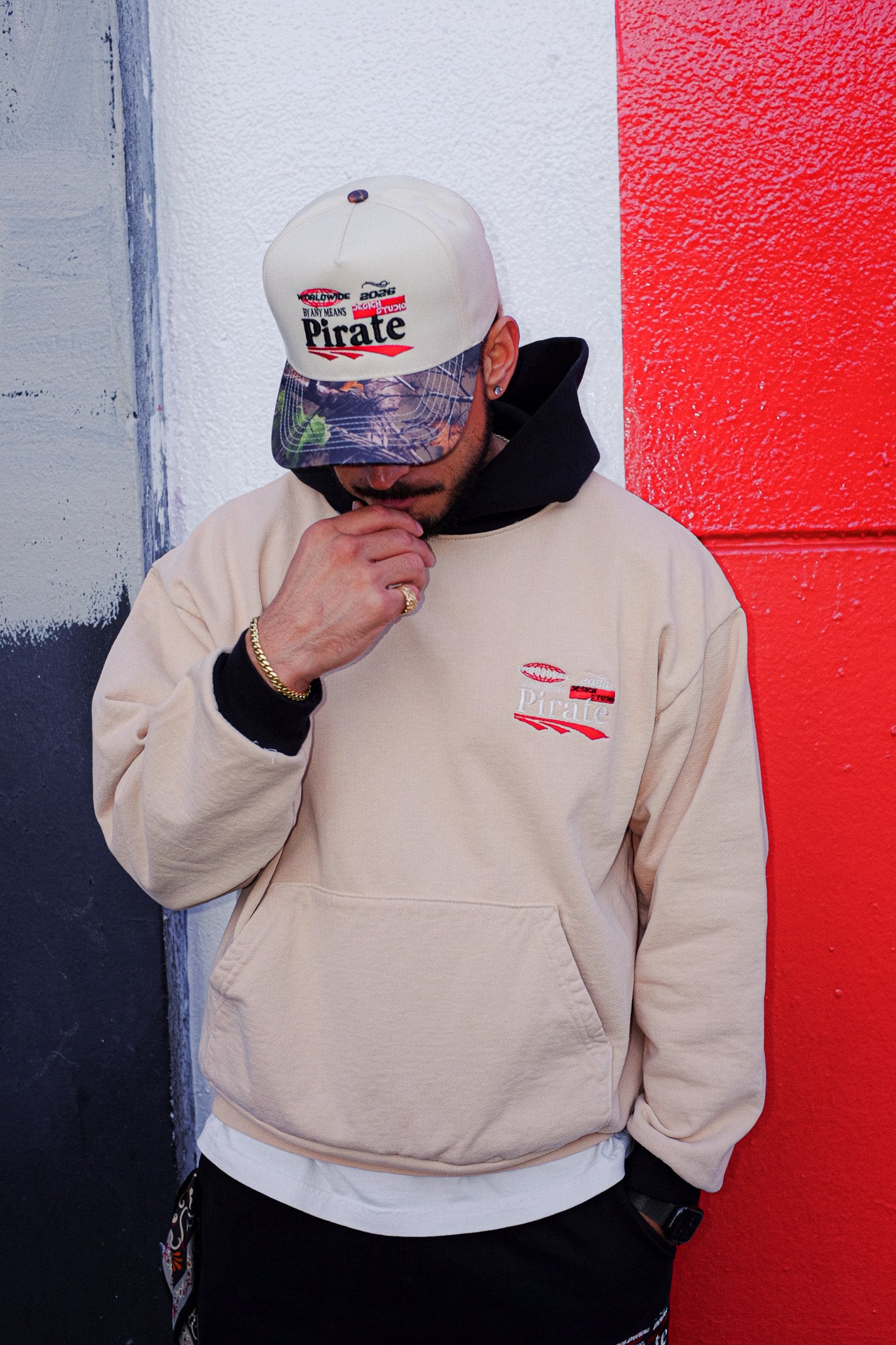 Pirate '26 Design Studio Hat (Cream/Camo)