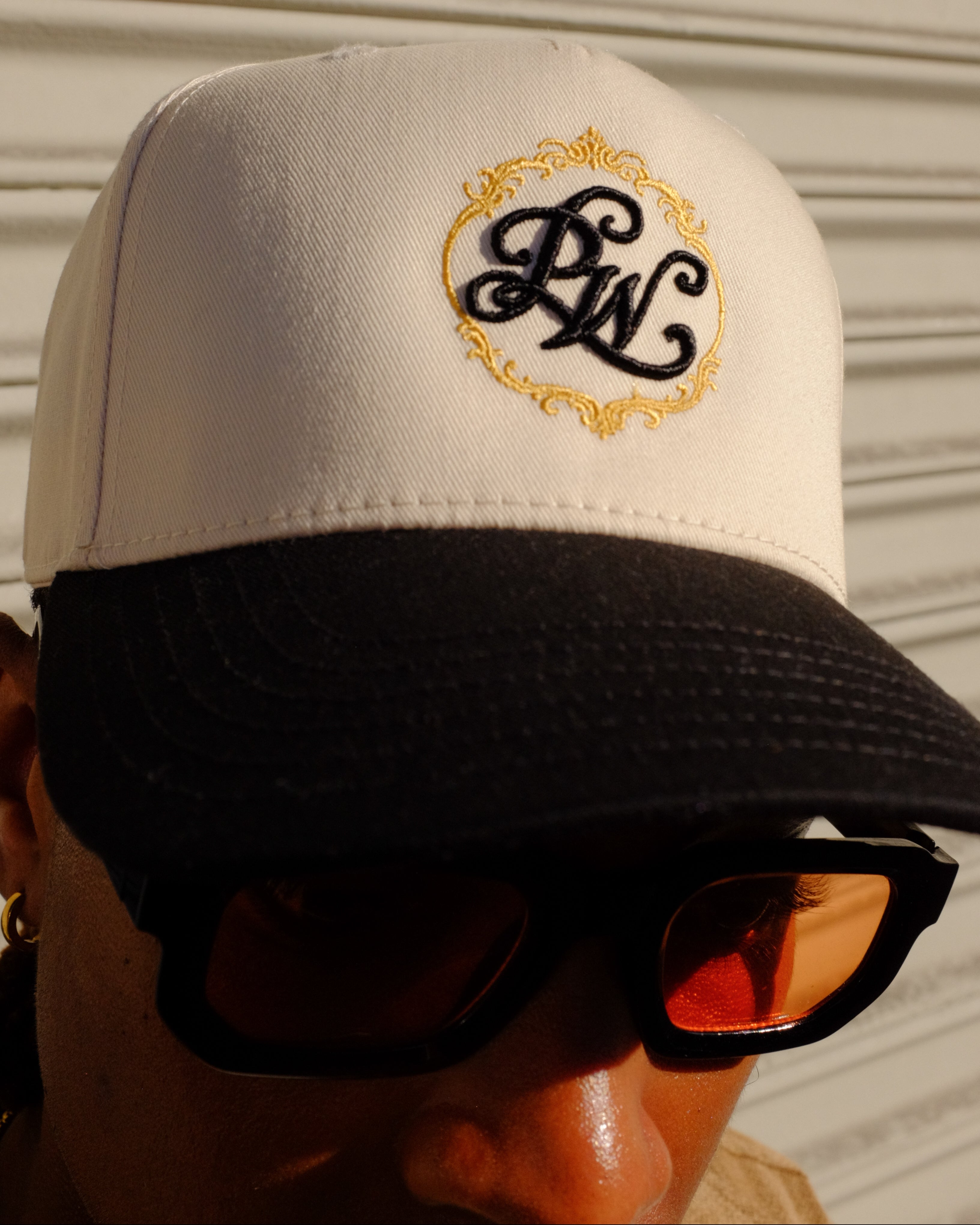 PW Crest Hat (Cream/Black)