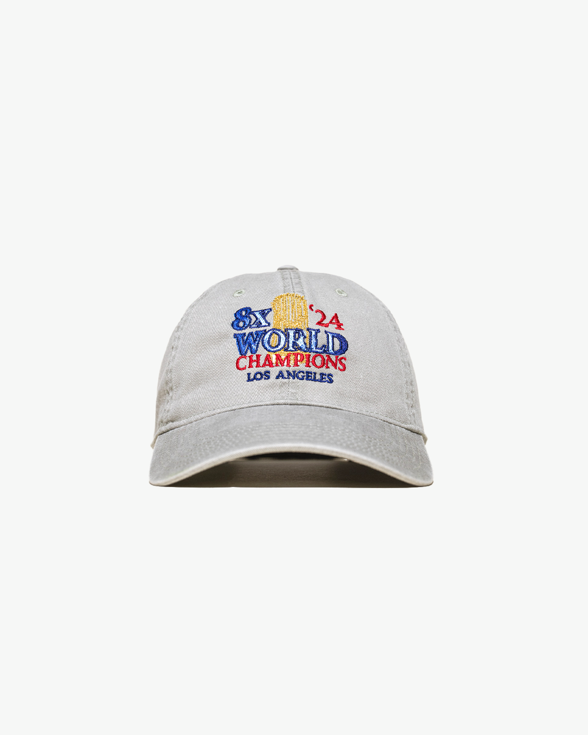 Pirate 8x Champion Dad Hat (Grey)