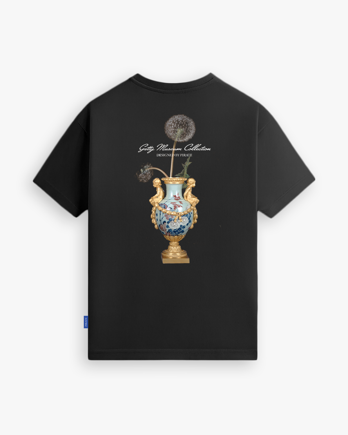 Getty x Pirate Dandelion Vase Tee (Pirate Black)