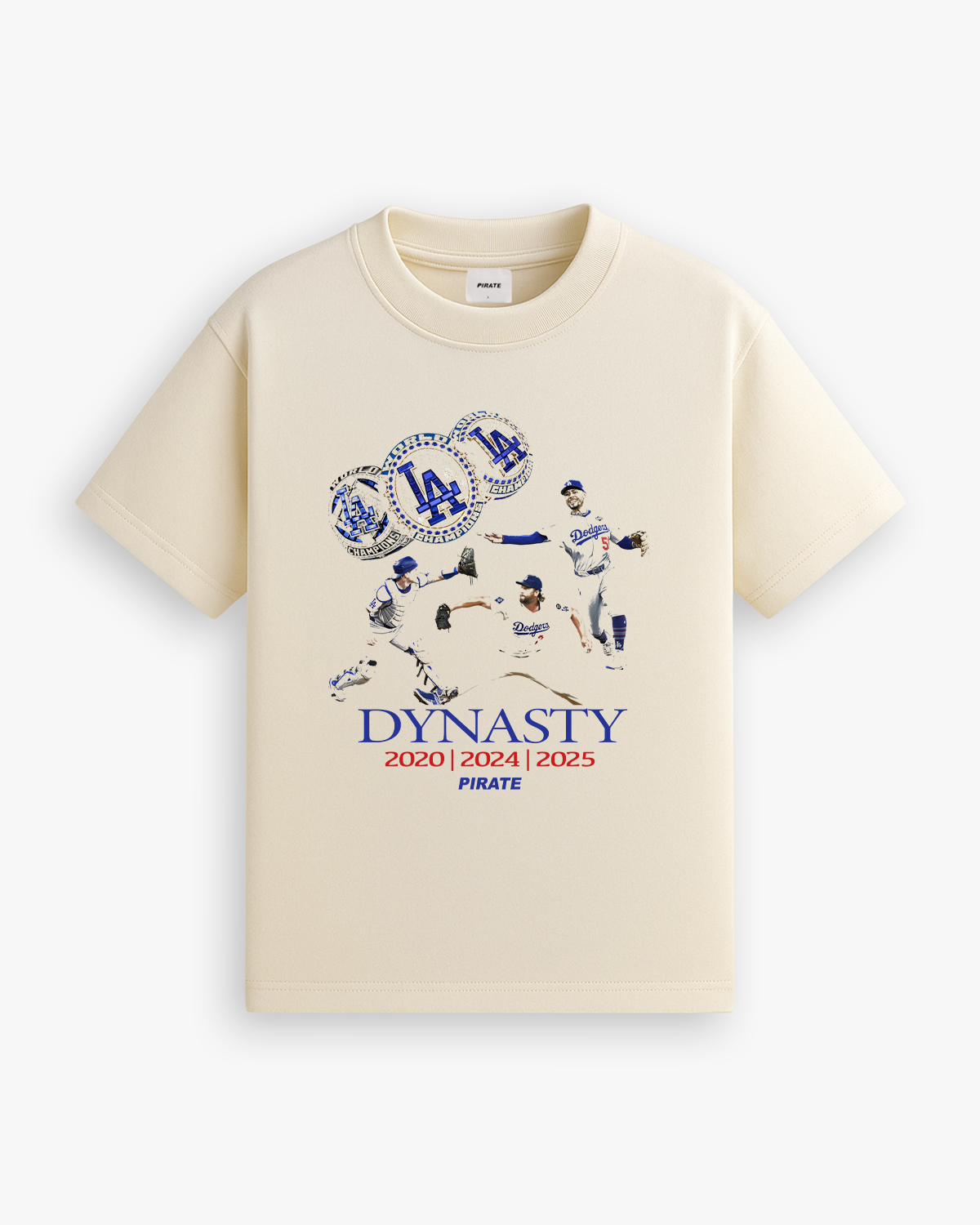 LA Dynasty Tee (Cannoli Cream)