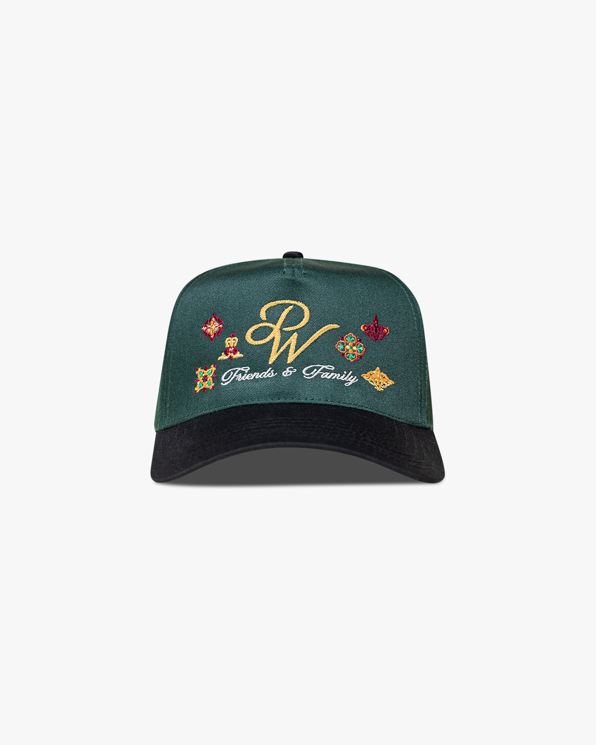 Pirate Friends & Family 2025 Hat (Emerald Green/Black)