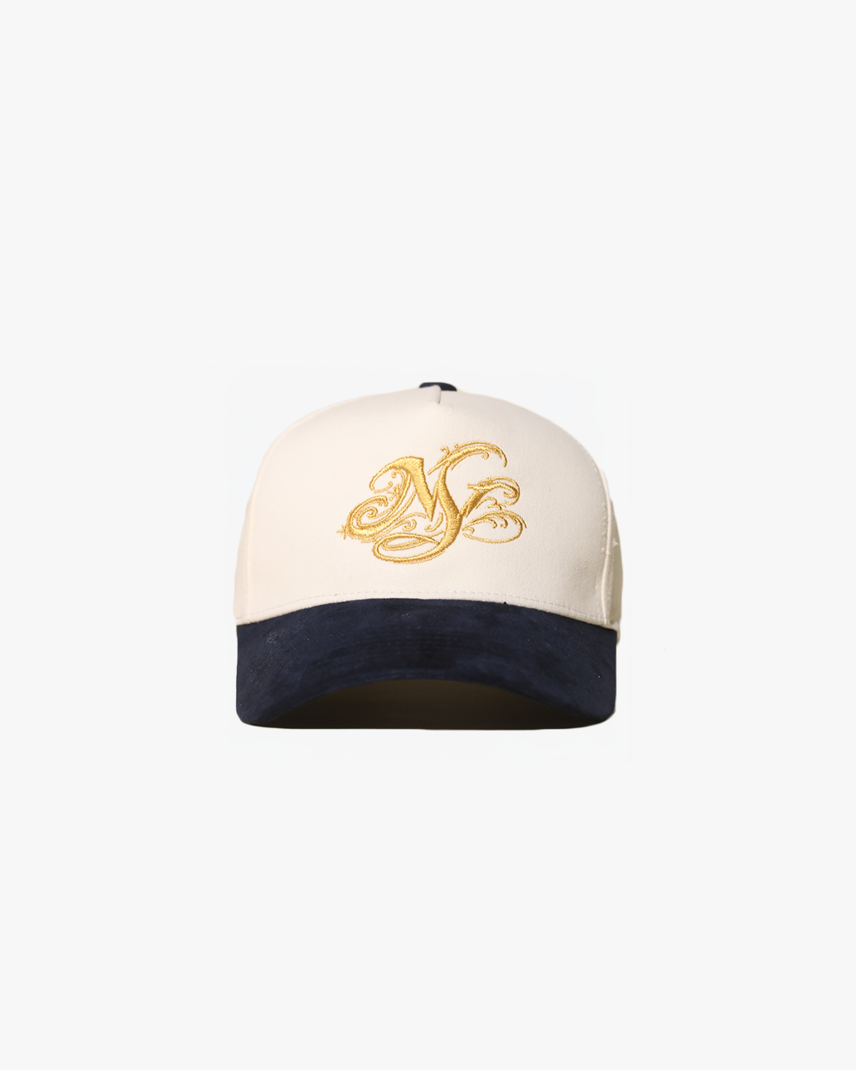 NY Gilded Hat (Cream/Navy)