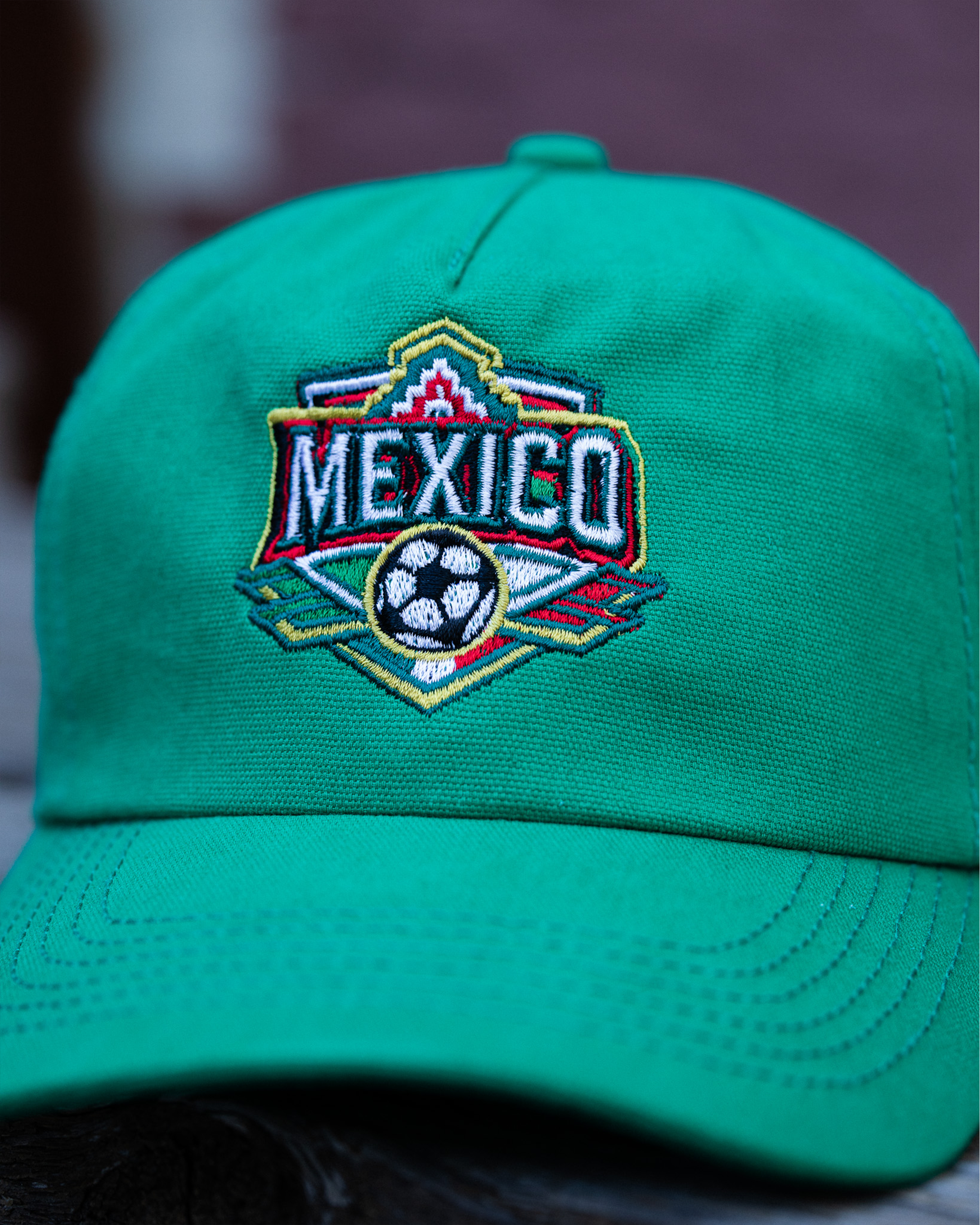 Mexico Crest Vintage Hat (Green)