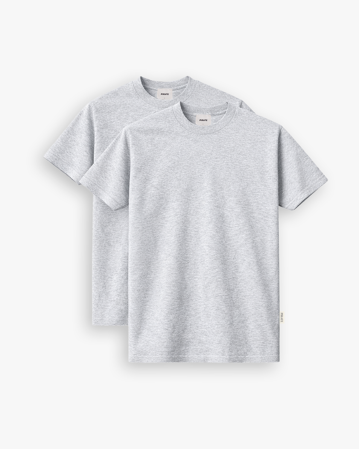 Untitled Signature Tee - 2 Pack (Grey)