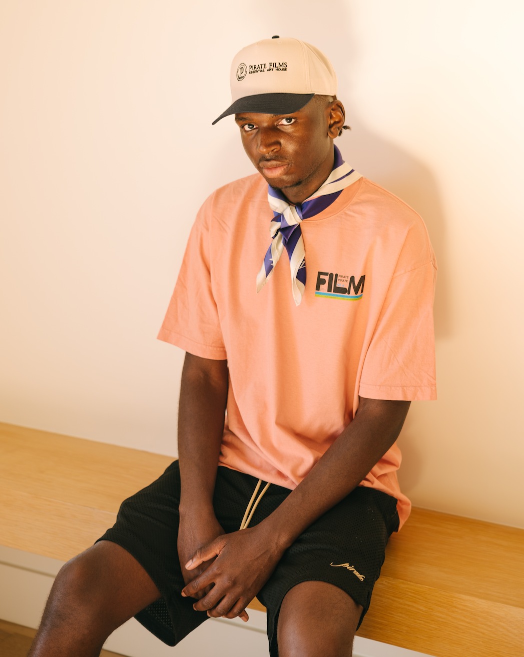 Pirate Film Tee (Coral)