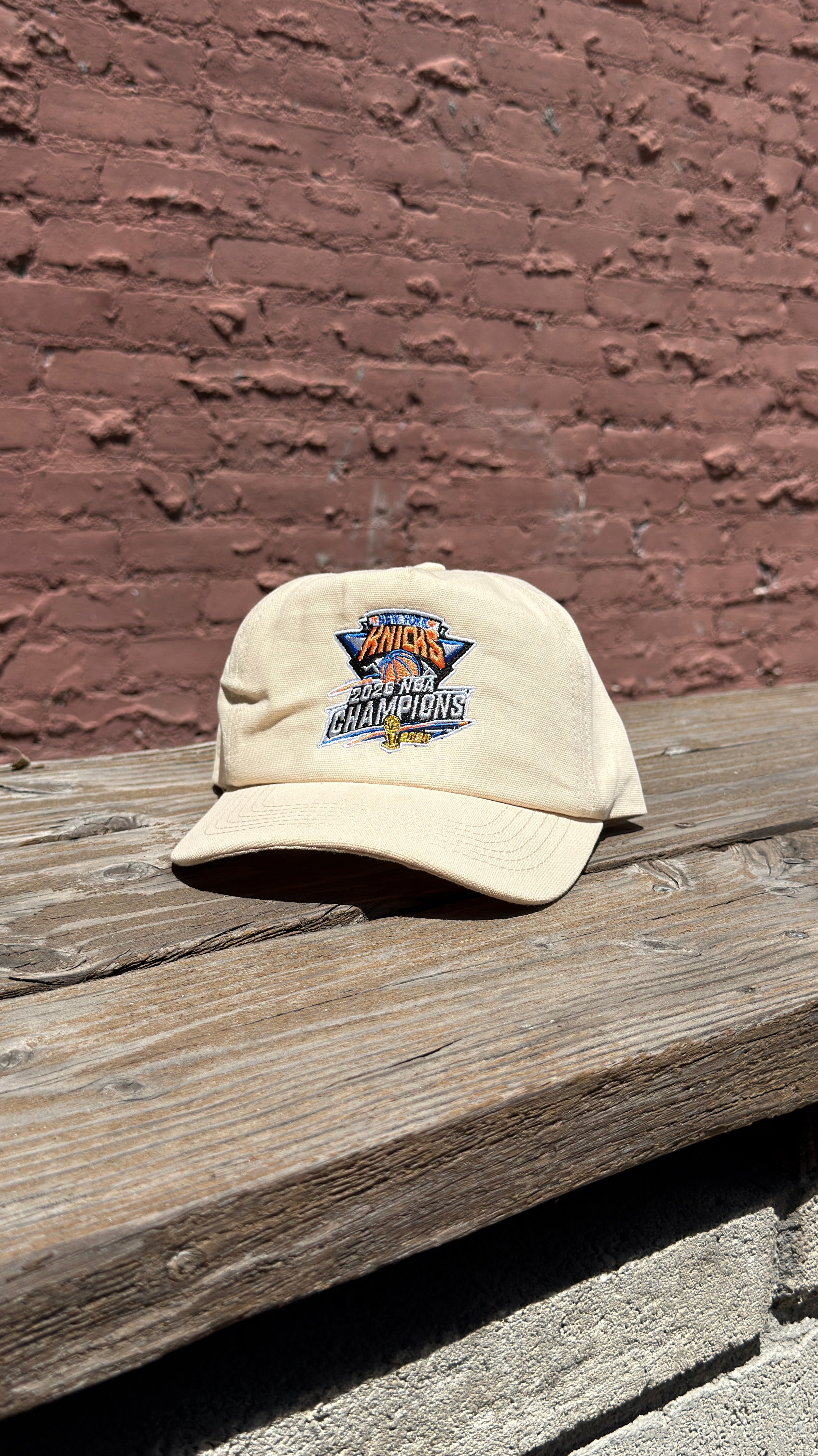 2026 New York Champions Vintage Hat (Cream)