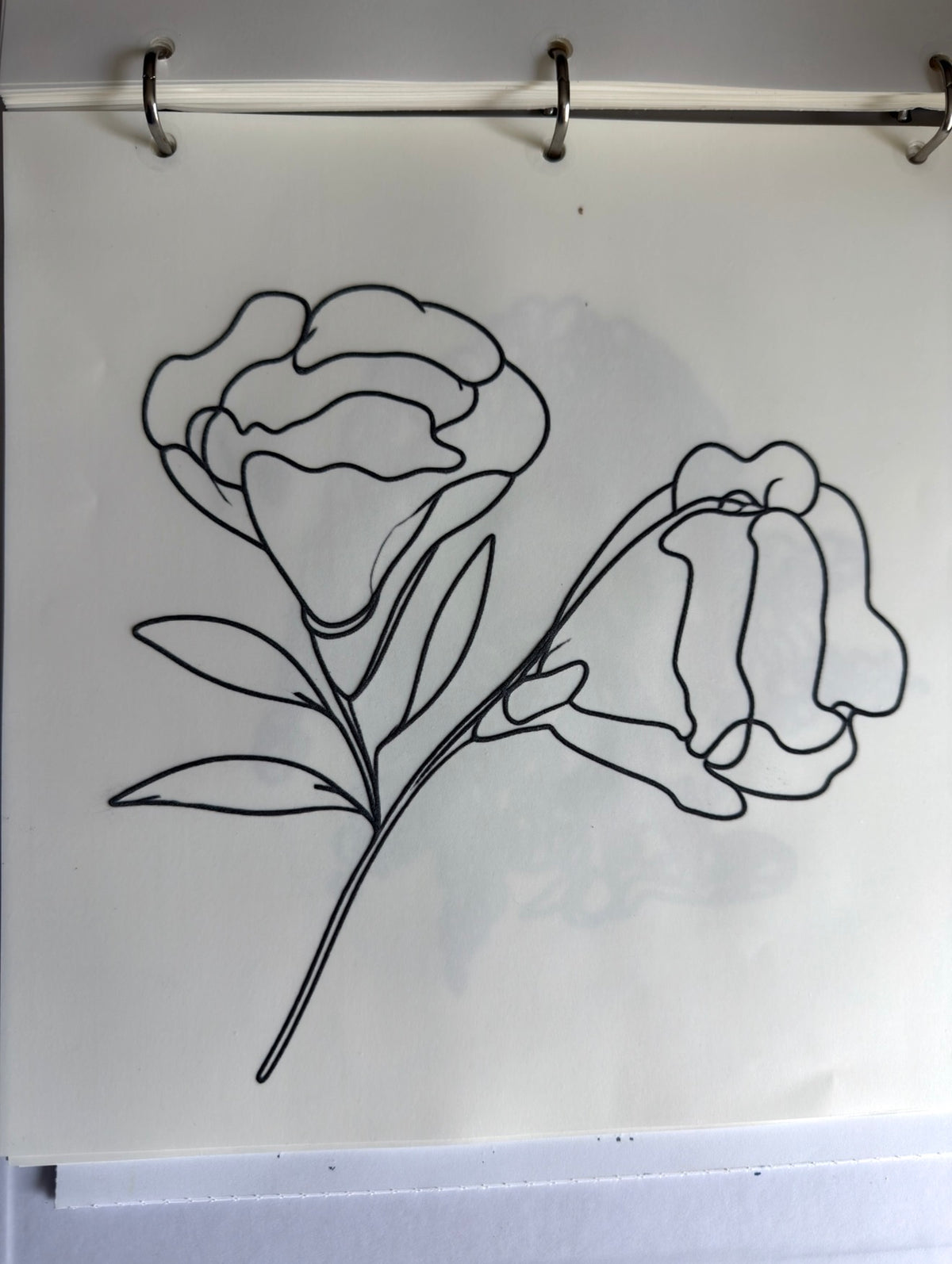 Pirate x Dylan Cervantes “Two Flowers, 2026” Graphic Tee (White)