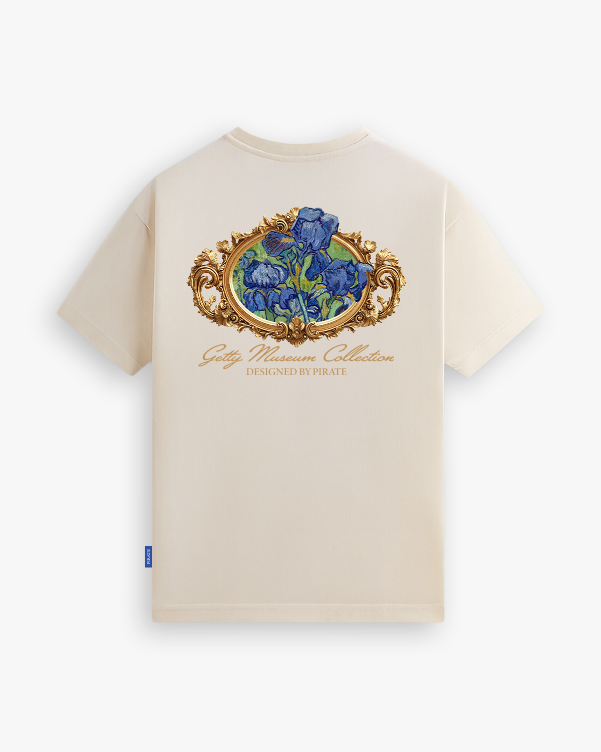 Getty x Pirate Van Gogh Irises Tee (Cannoli Cream)