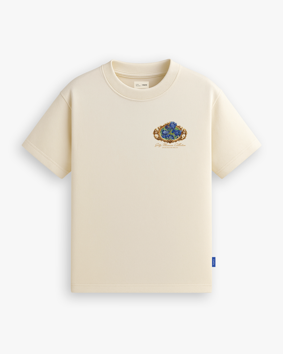 Getty x Pirate Van Gogh Irises Tee (Cannoli Cream)