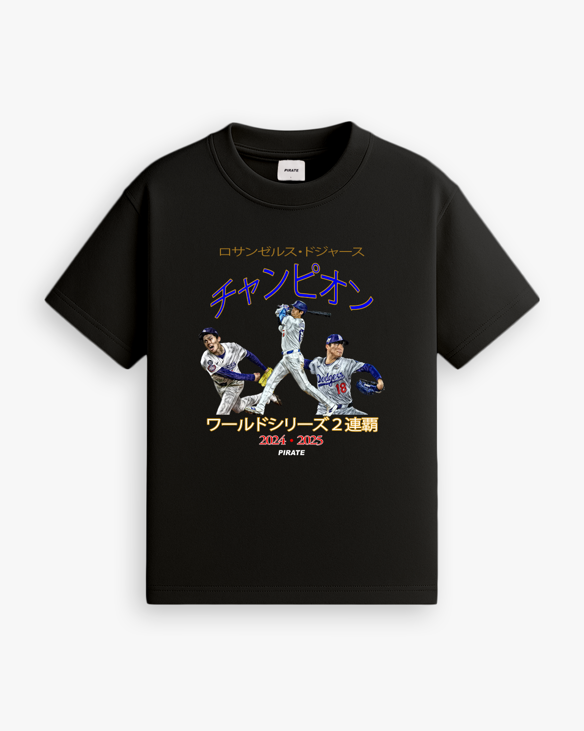 LA Champion (チャンピオン) Tee (Pirate Black)